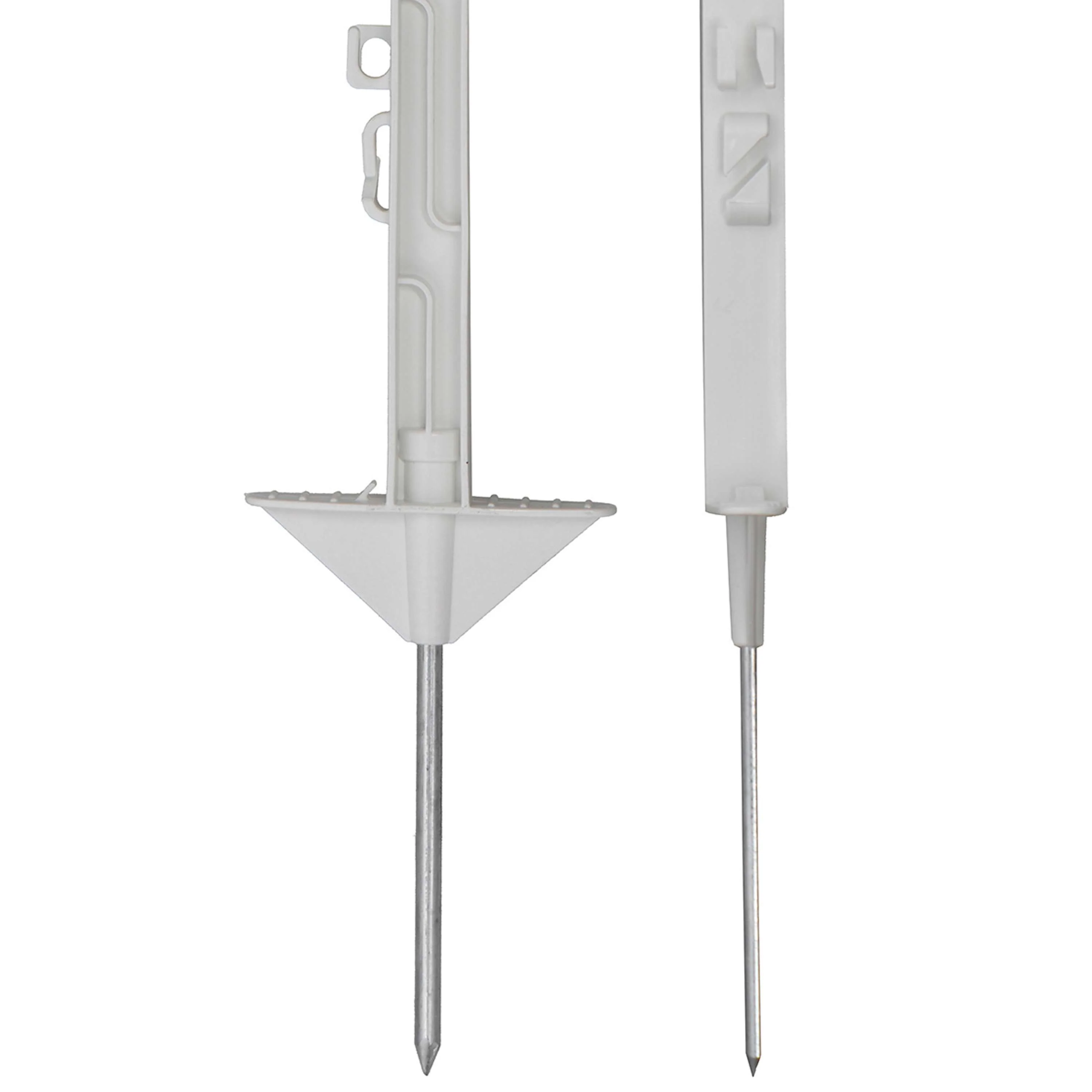 Agradi Power Weidepfahl Classic Doppel 125cm 20 Stück Weiß - Image 2