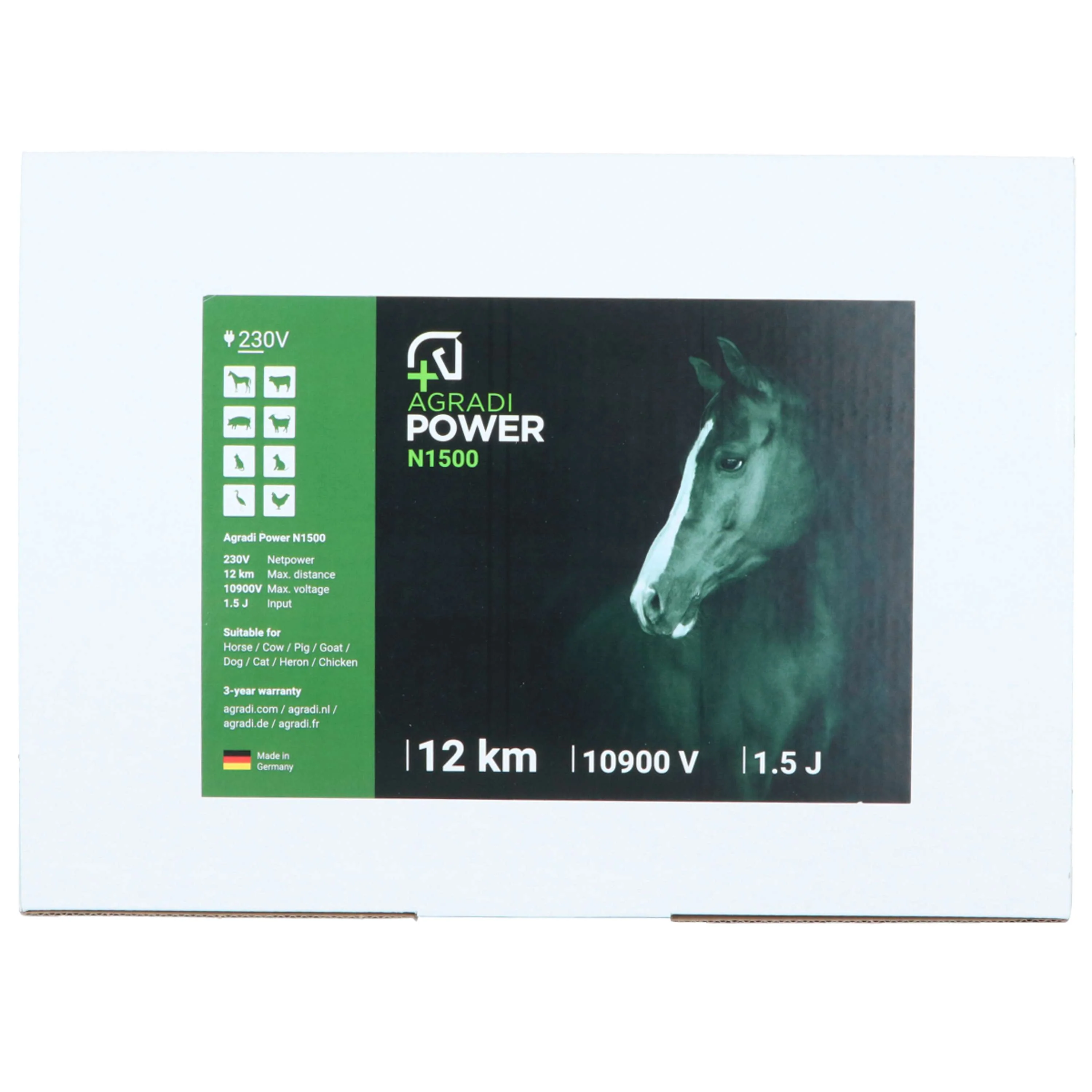Agradi Power Weidezaungeräte Agradi Power N1500 1,5 Joule Dunkelgrün - Image 8