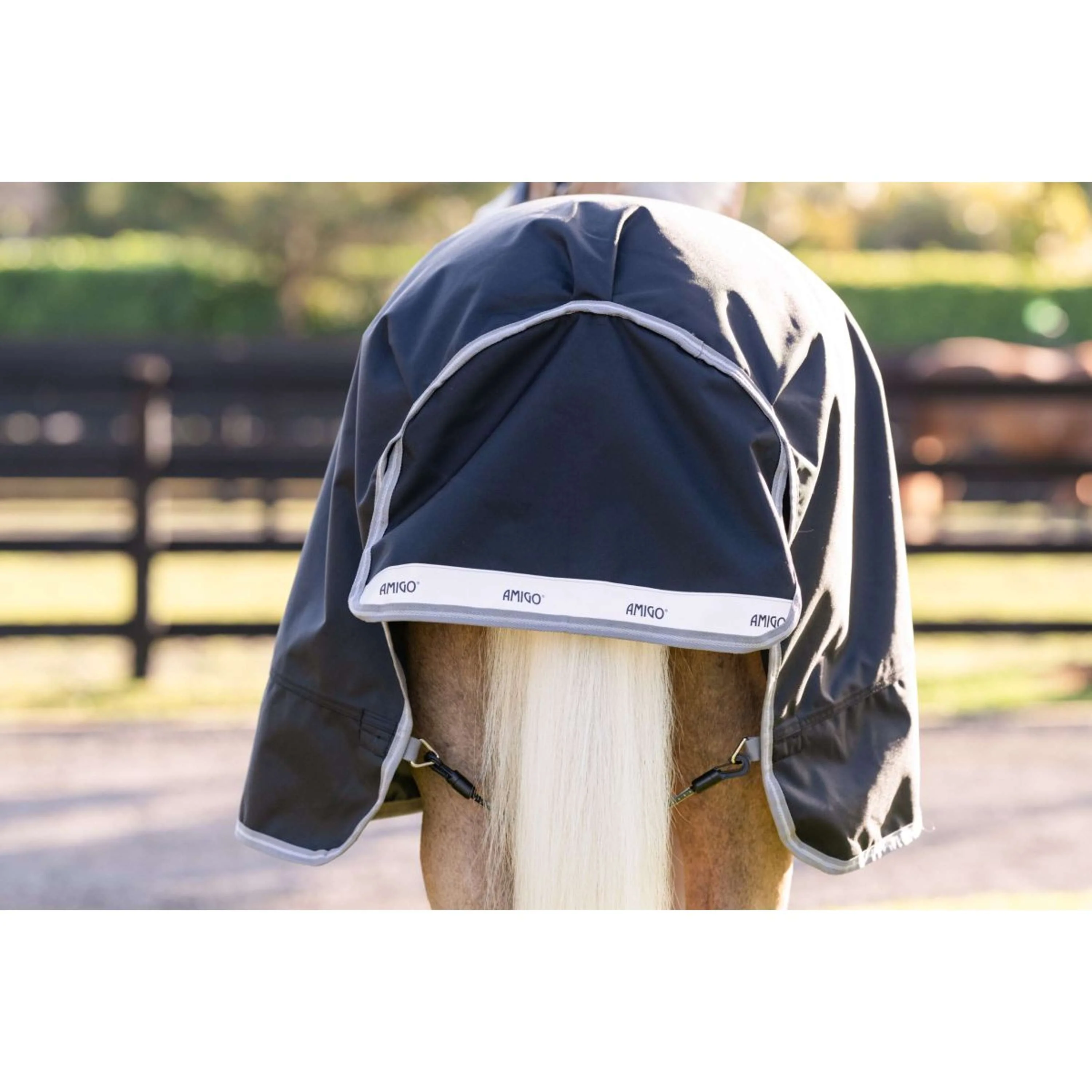 Amigo Turnout 1200D Pony 0g Schwarz/Titangrau/Silber - Image 5