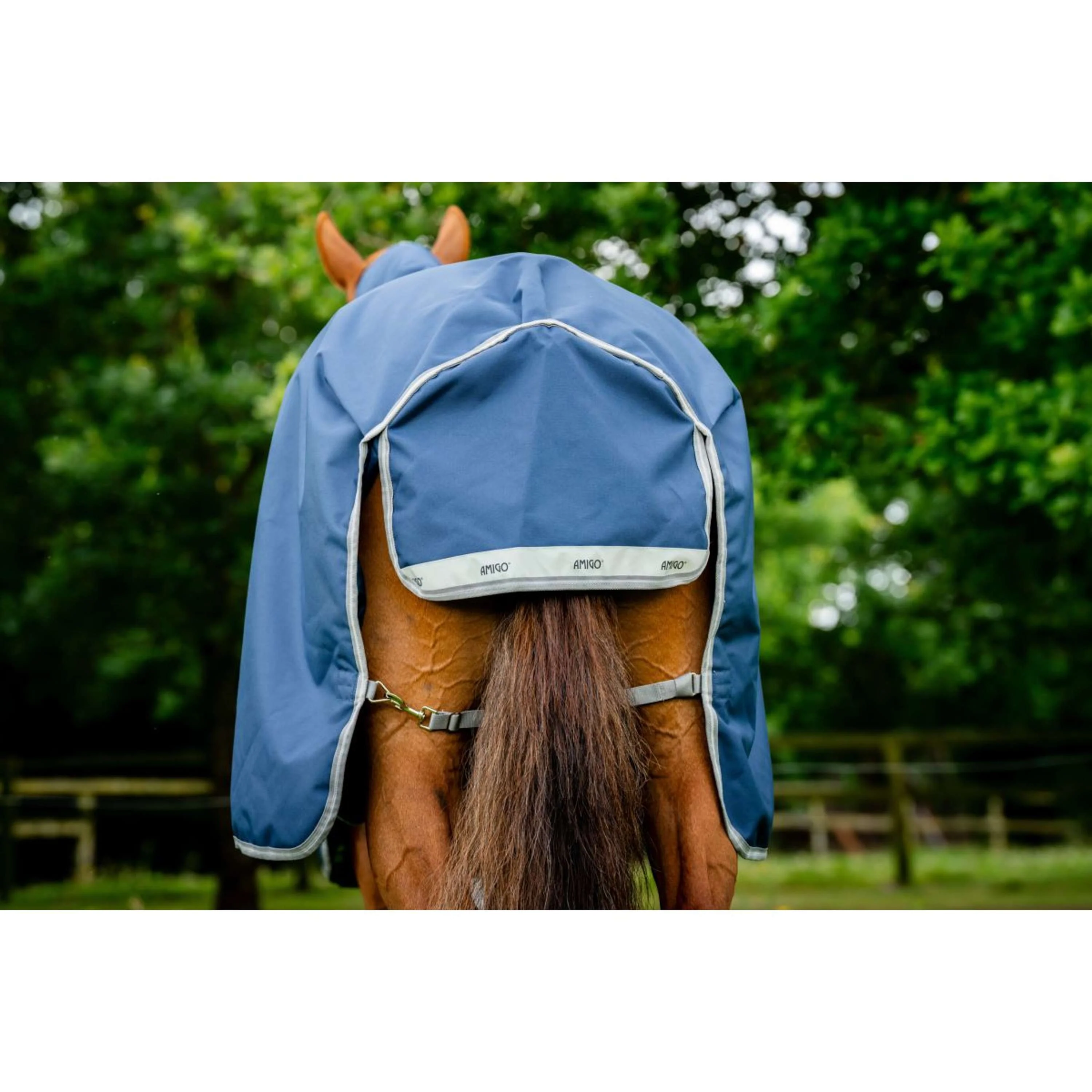 Amigo Turnout Bravo 100g Navy/Titanium Grey - Image 11