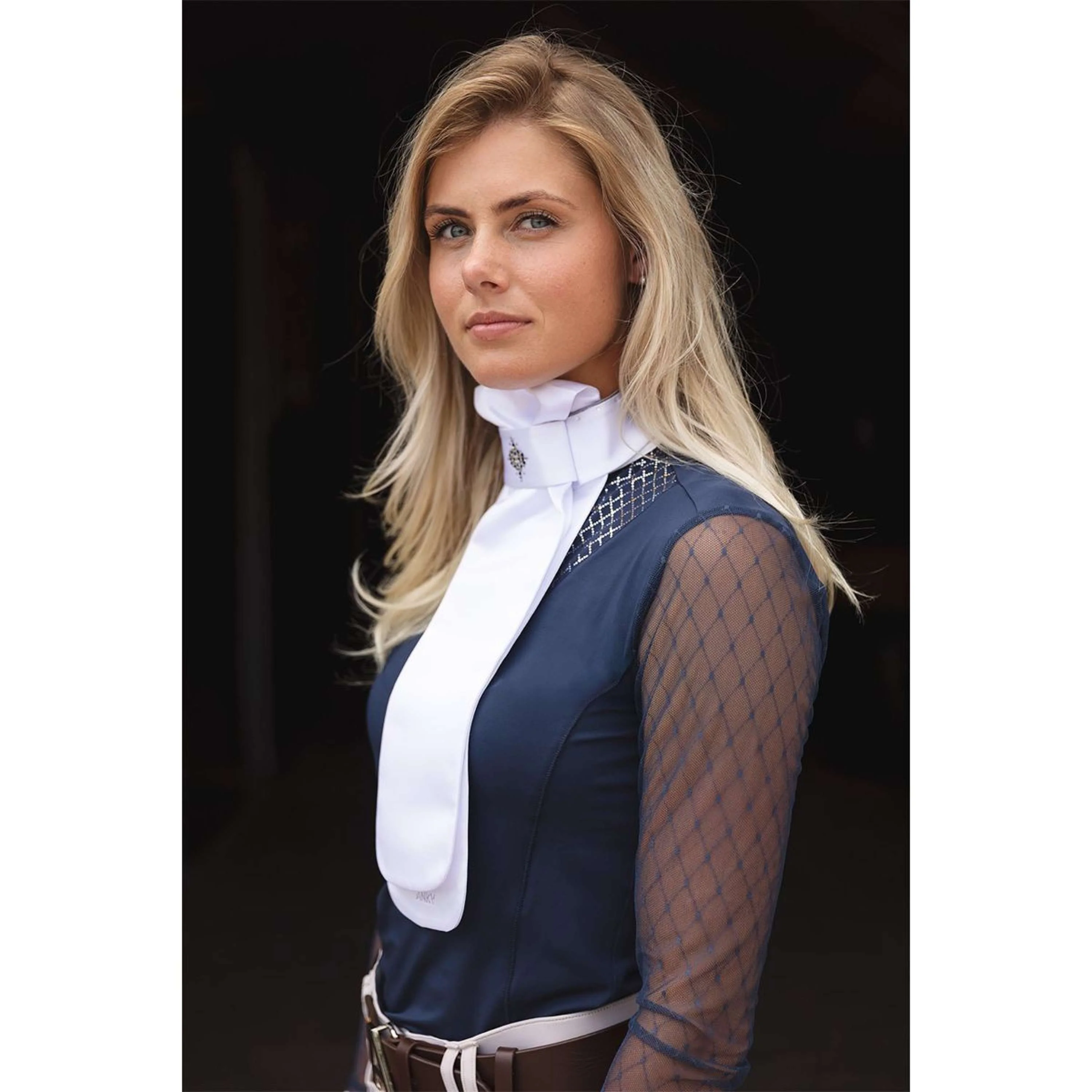 ANKY Plastron Prospect C-Wear ATP25501 Weiß Silber - Image 4