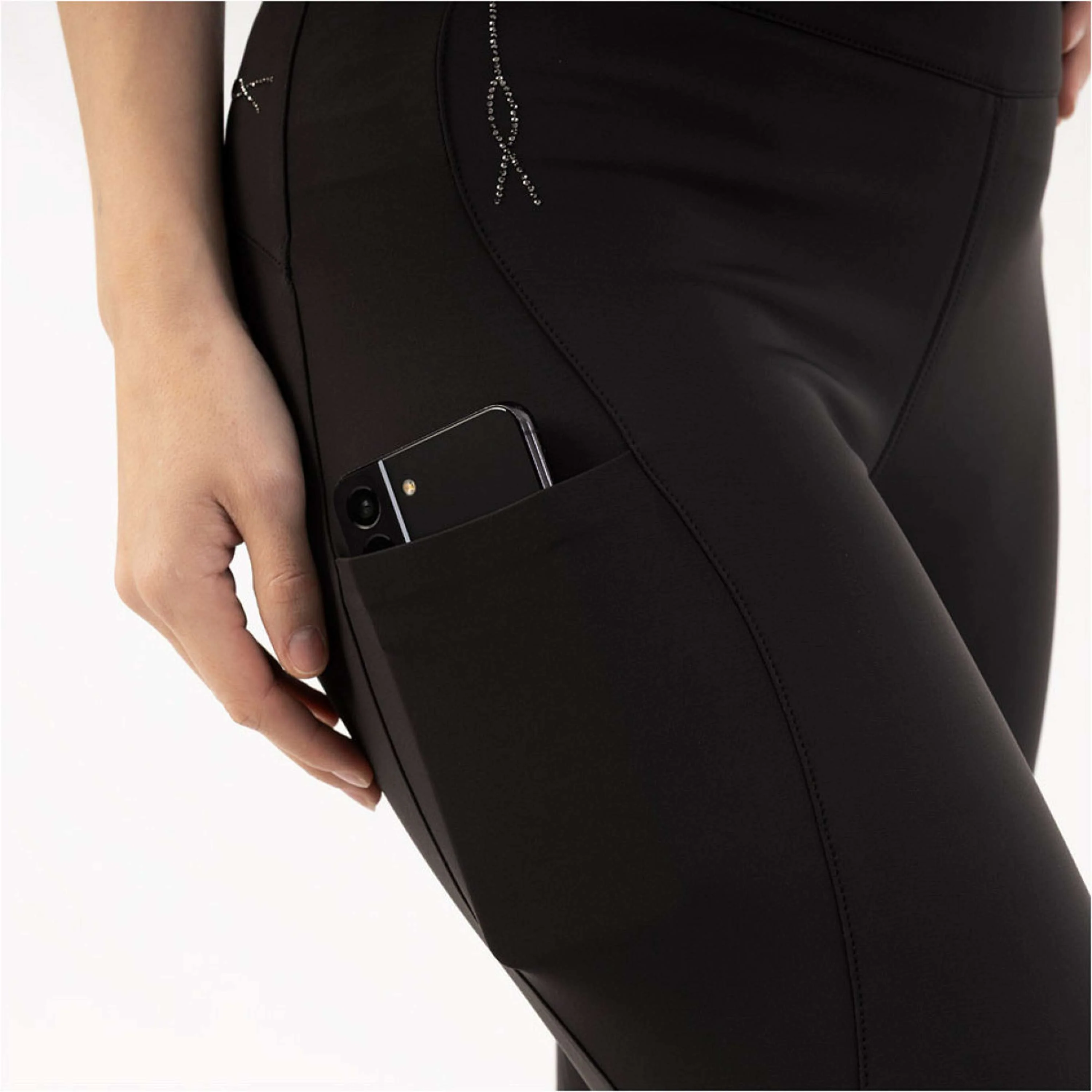 ANKY Reitleggings Purity XR261103 Full Grip Schwarz - Image 4