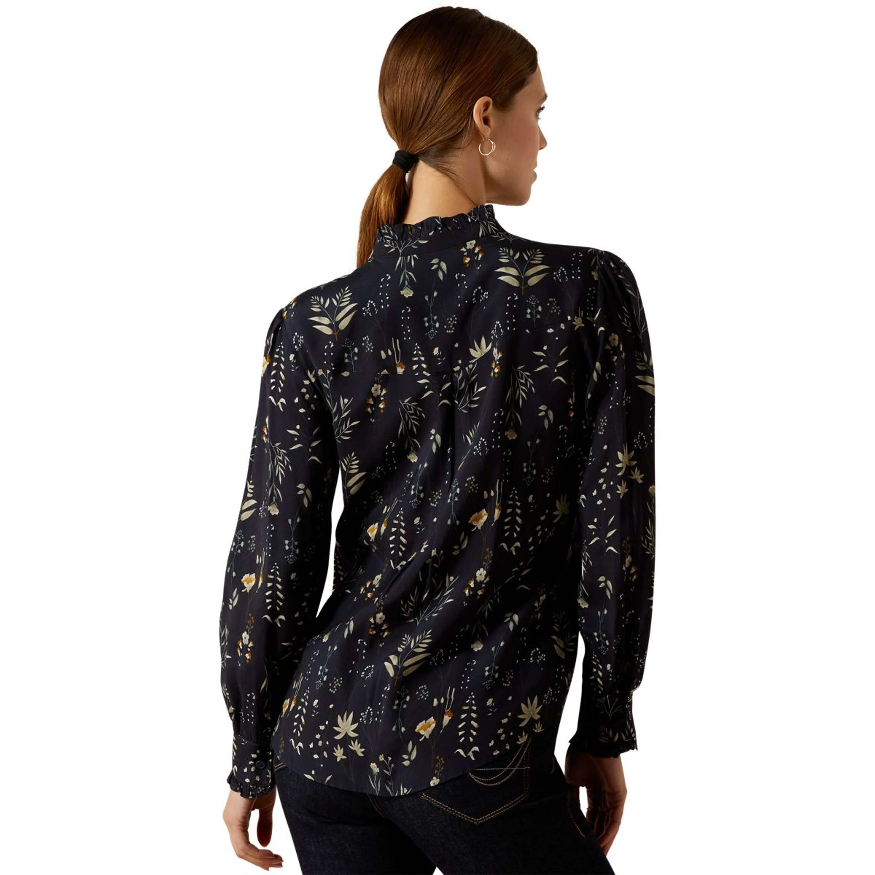 Ariat Bluse Cricklade Damen Navy - Image 3