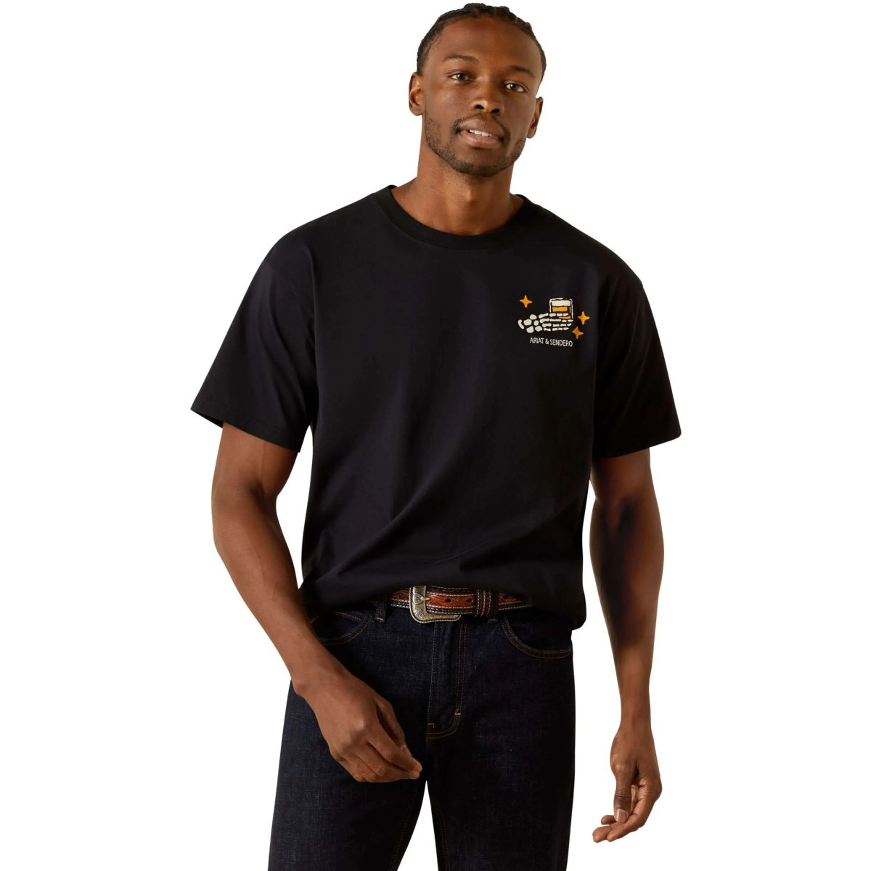 Ariat T-Shirt Sendero Herren Schwarz - Image 3