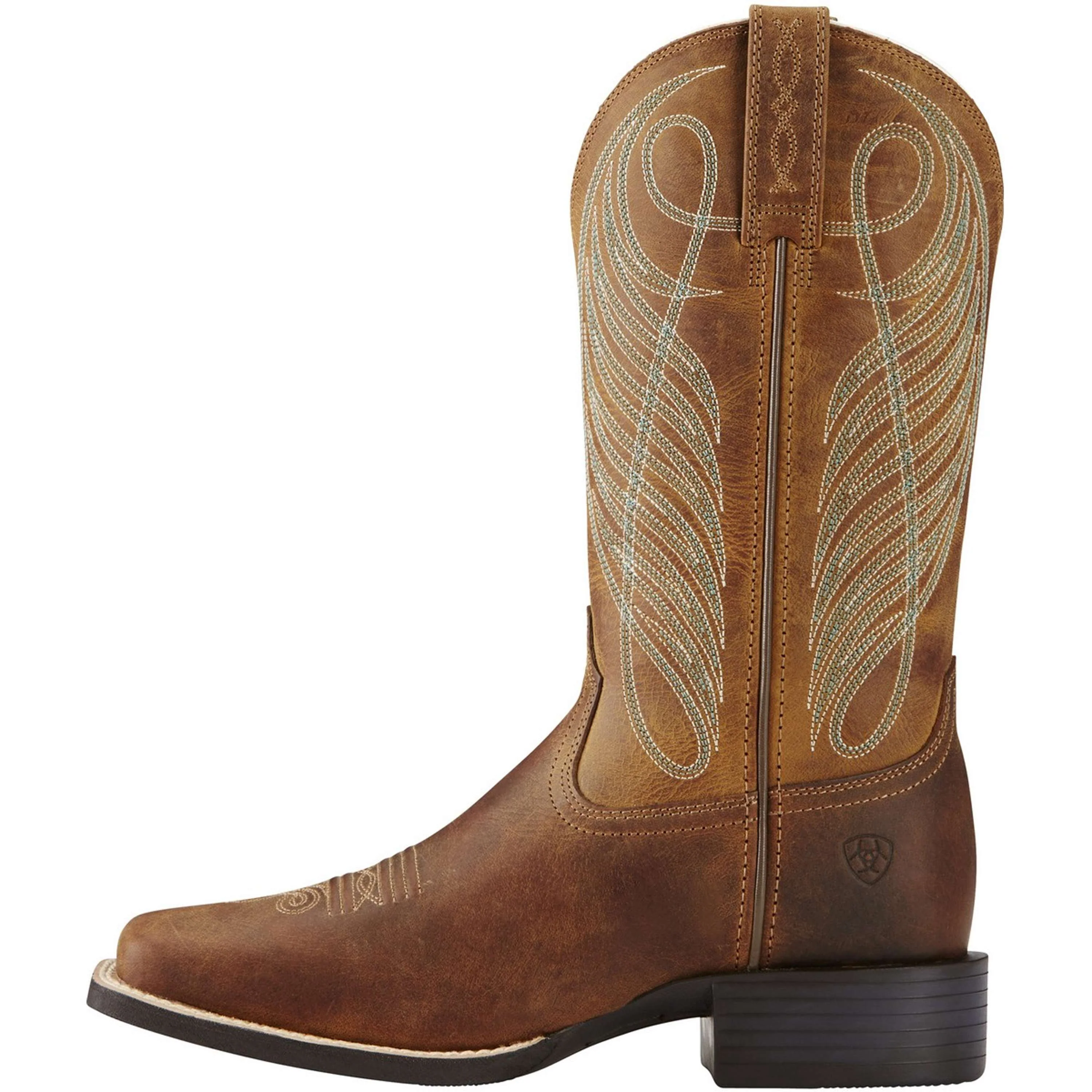 Ariat Western Round Up Wst B Powder Brown - Image 2