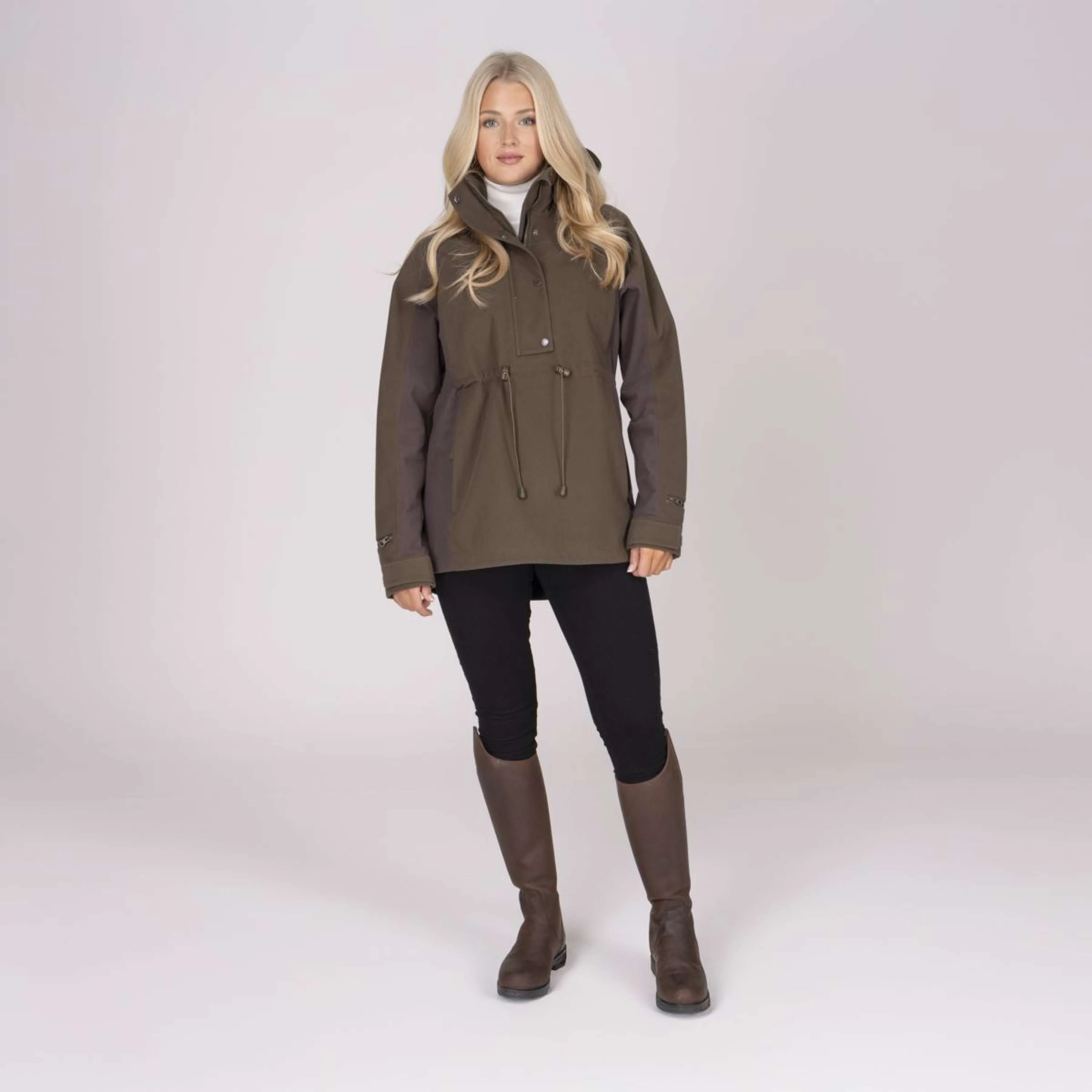 Aubrion by Shires Pullover Heritage Dunkelolive - Image 25
