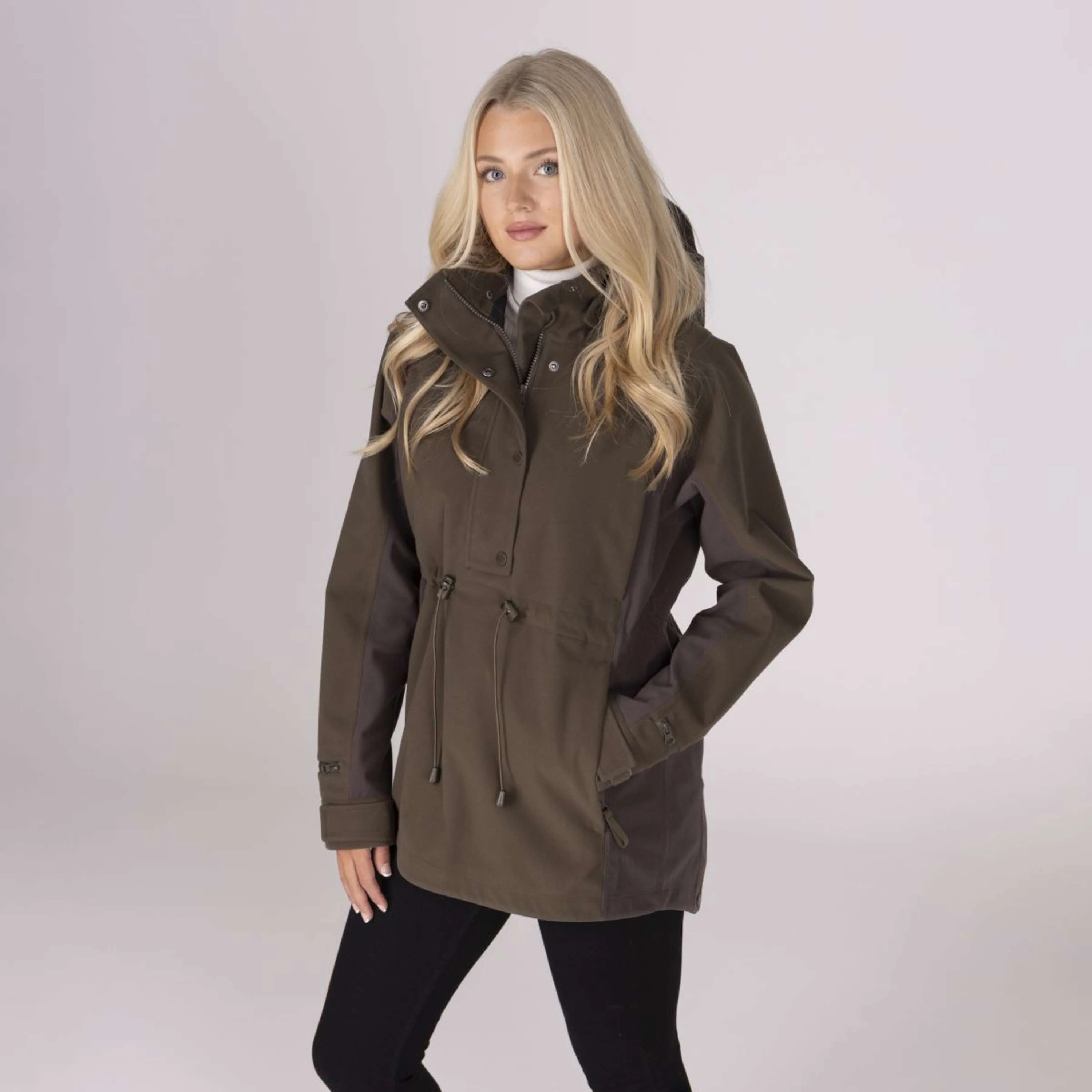 Aubrion by Shires Pullover Heritage Dunkelolive - Image 31