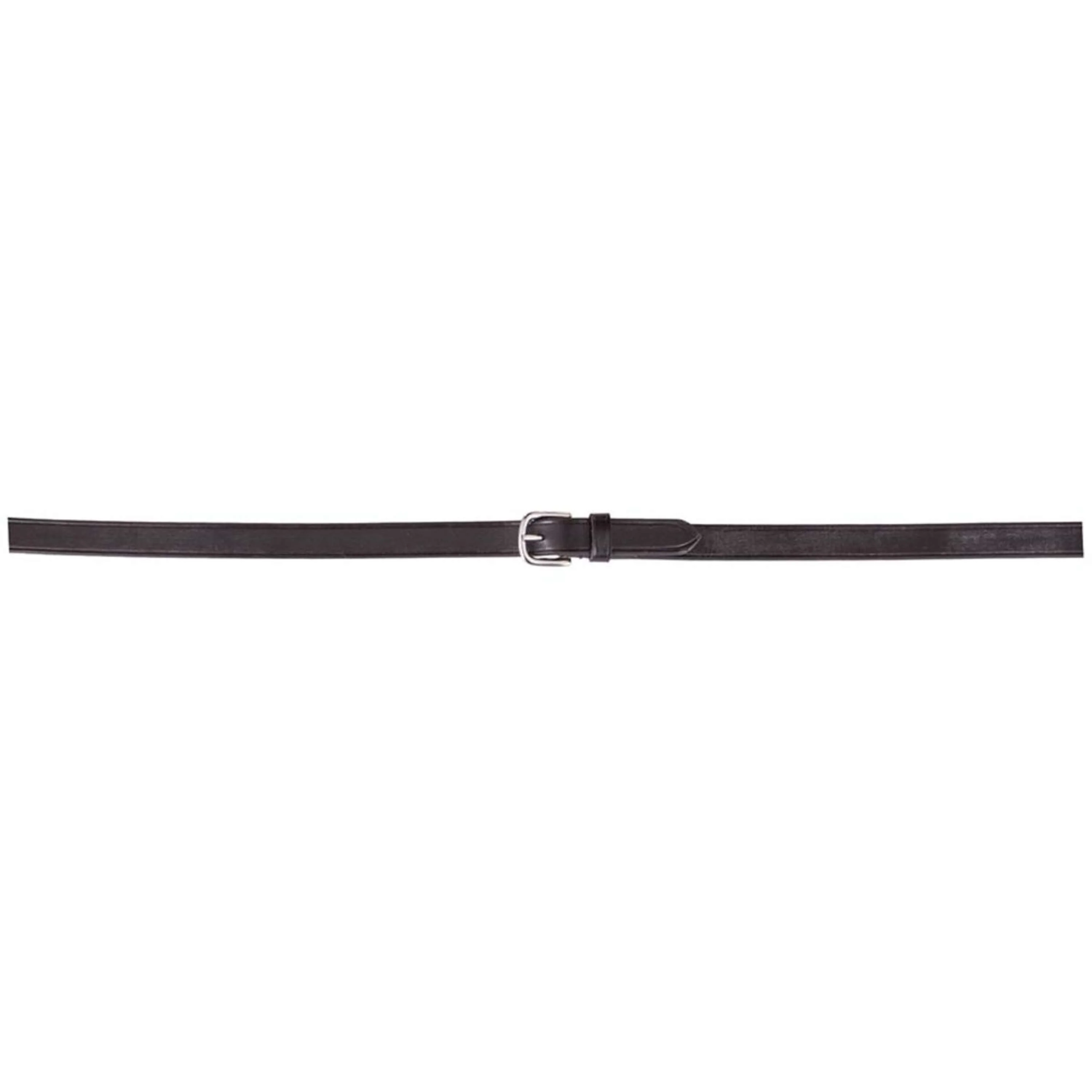 BR Dressur Zügel Leder/Gummi Stops 16mm Schwarz - Image 2