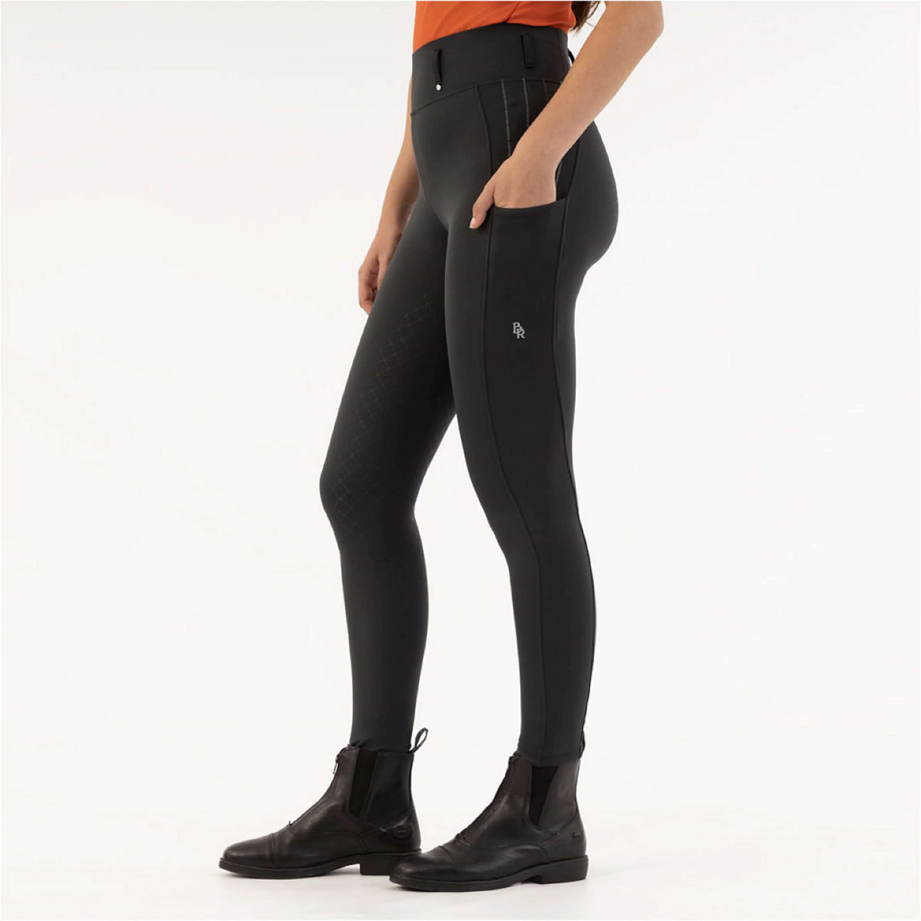 BR Reitleggings Kelly Full Grip Moonless Night - Image 3