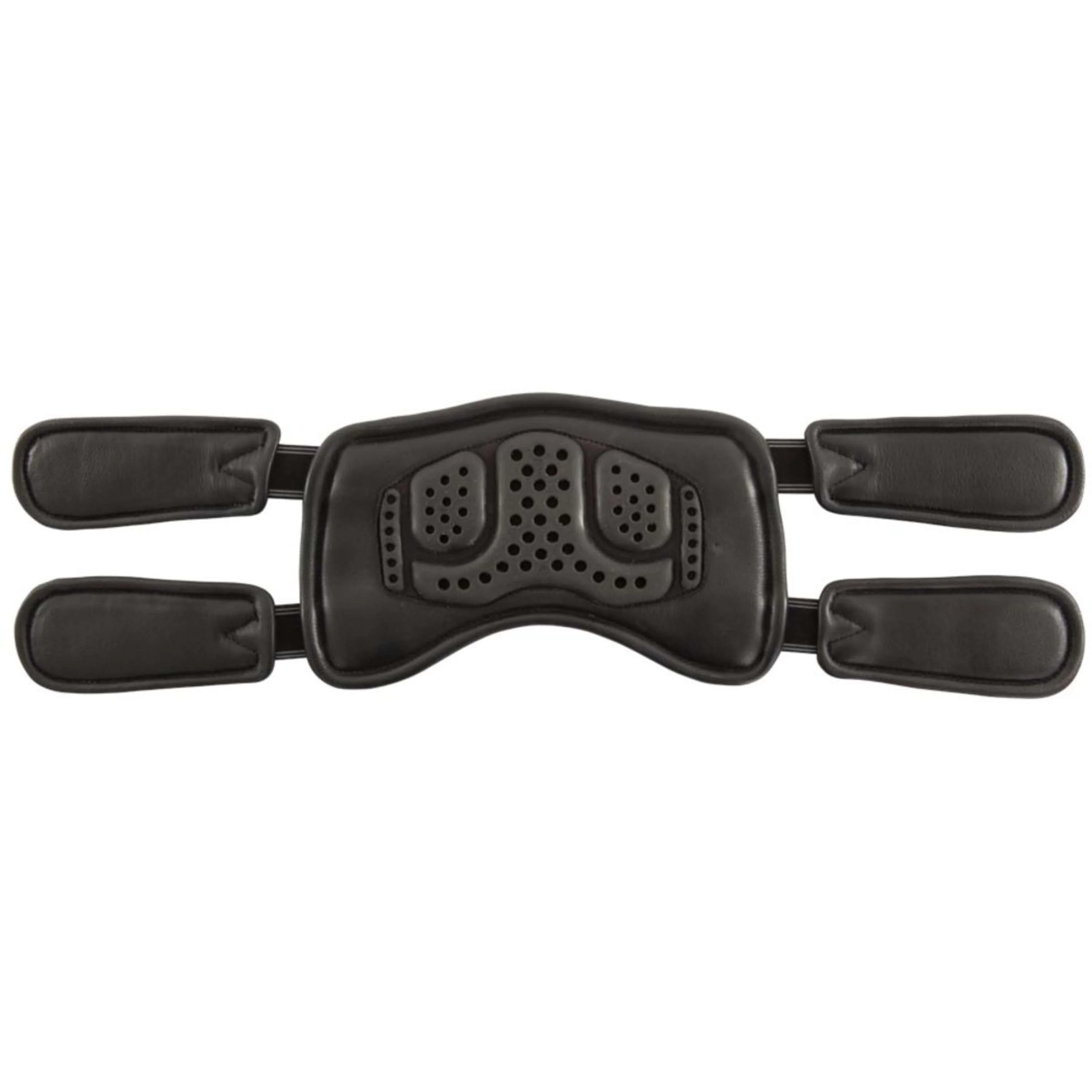 BR Sattelgurt Stafford Dressur Schwarz/Silber - Image 3