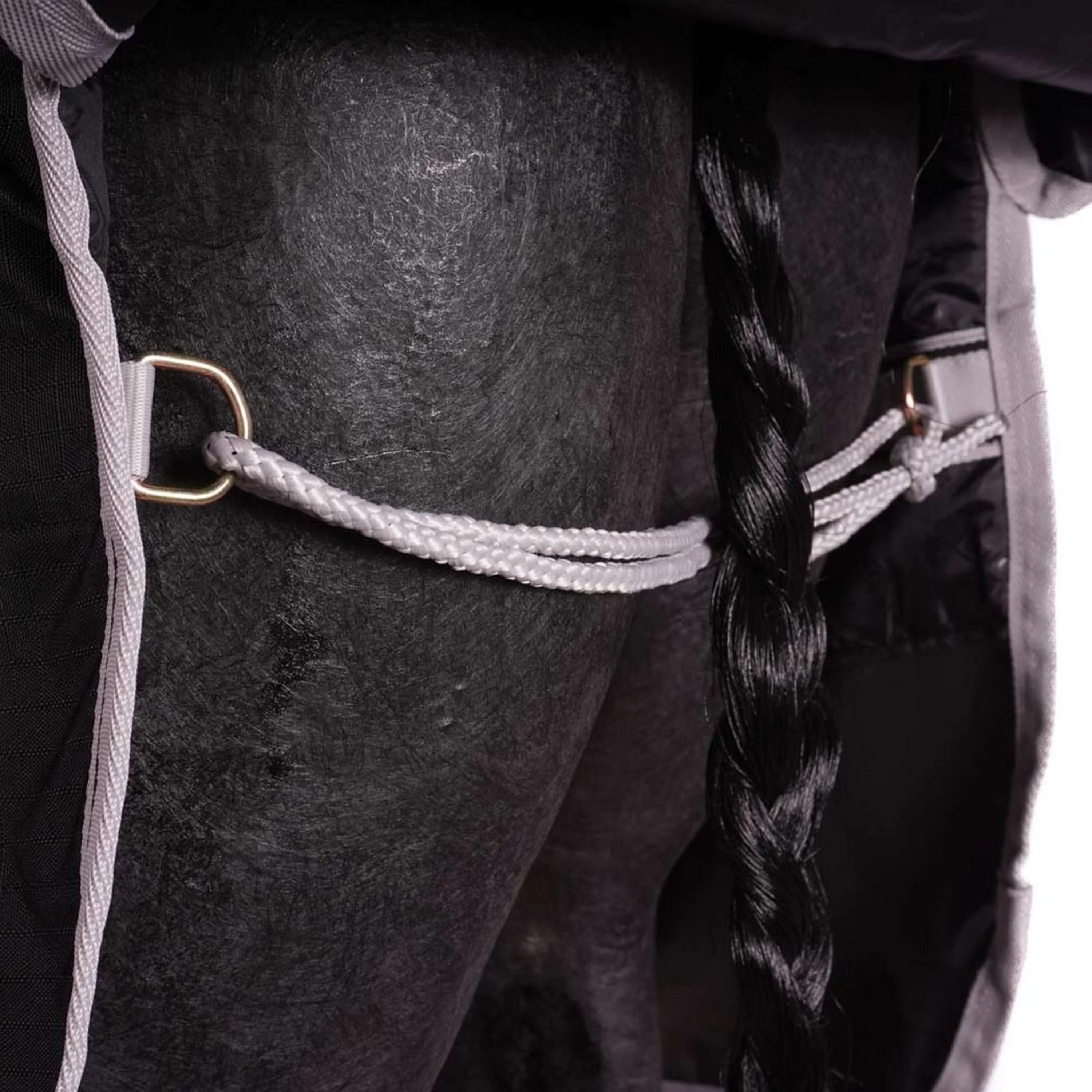 Bucas Anniversary Turnout 150g Stay-Dry Black/Silver - Image 7