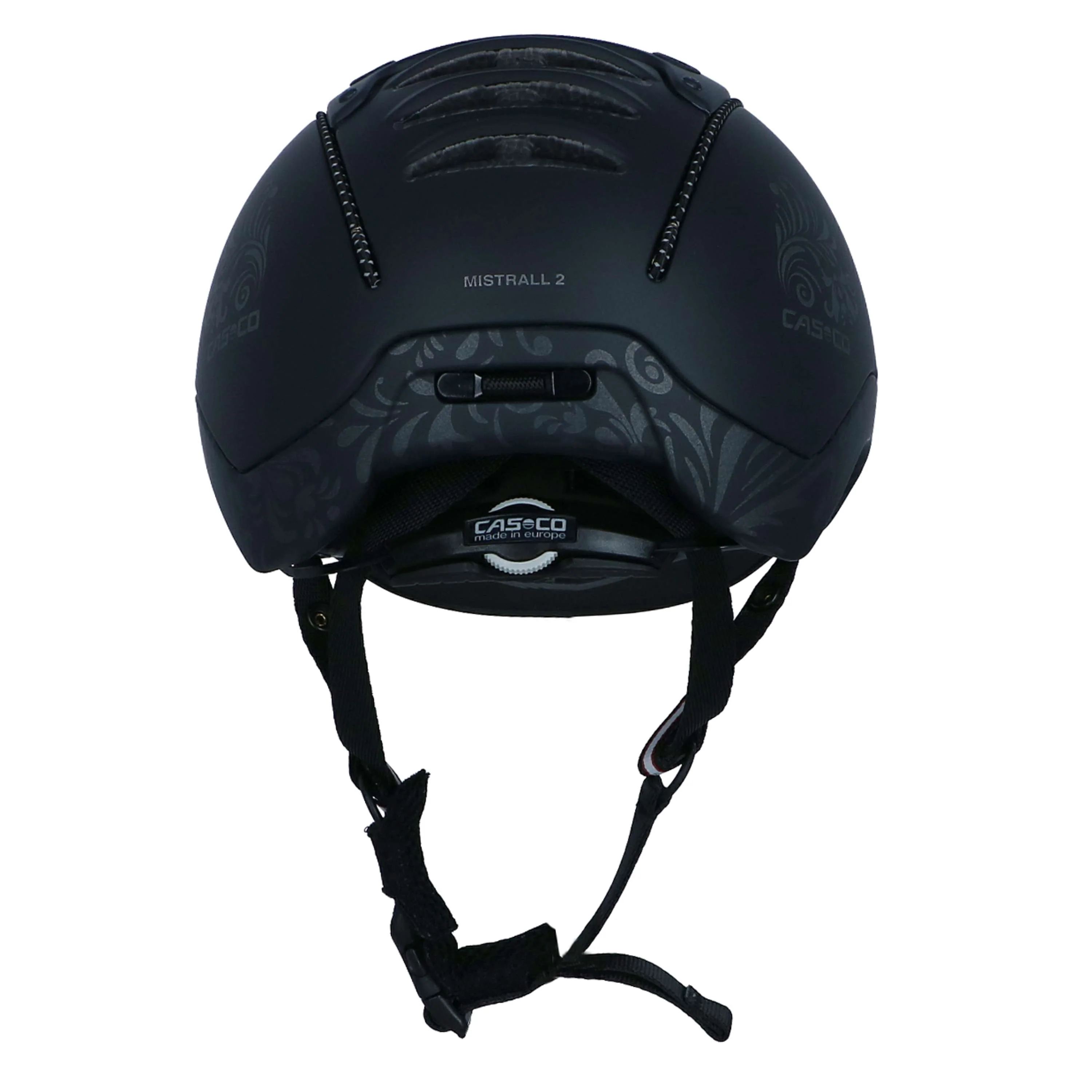 Casco Reithelm Mistrall 2 Black Floral - Image 4