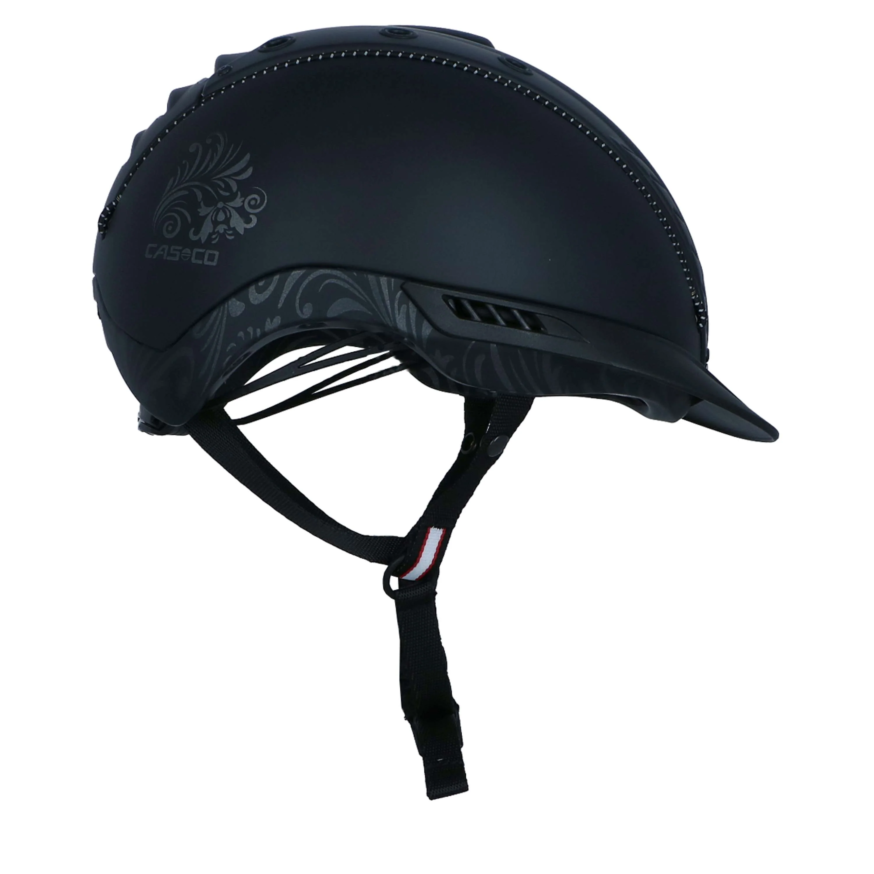 Casco Reithelm Mistrall 2 Black Floral - Image 5