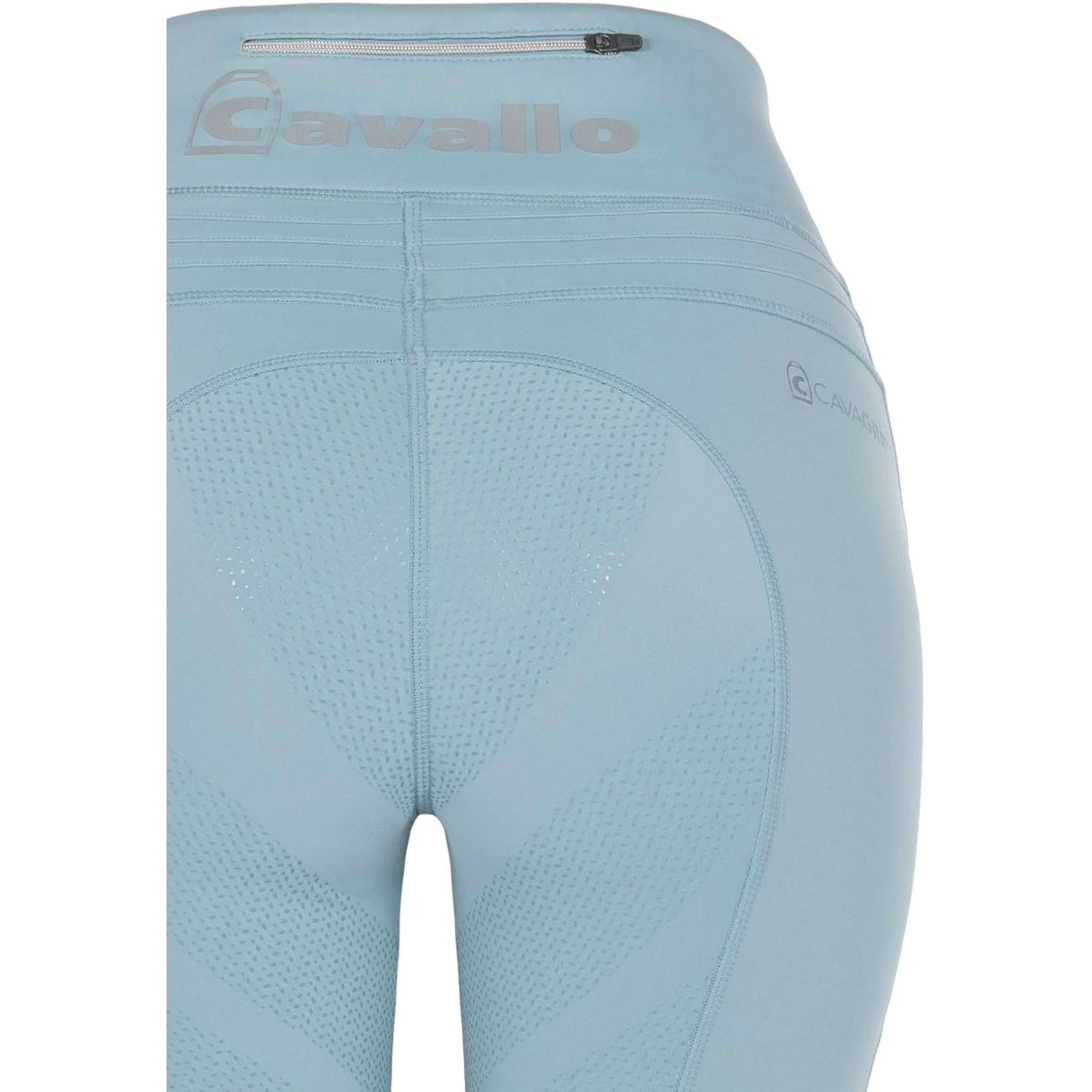 Cavallo Reitleggings CavalLin Grip RL Full Grip Soft Aqua - Image 5