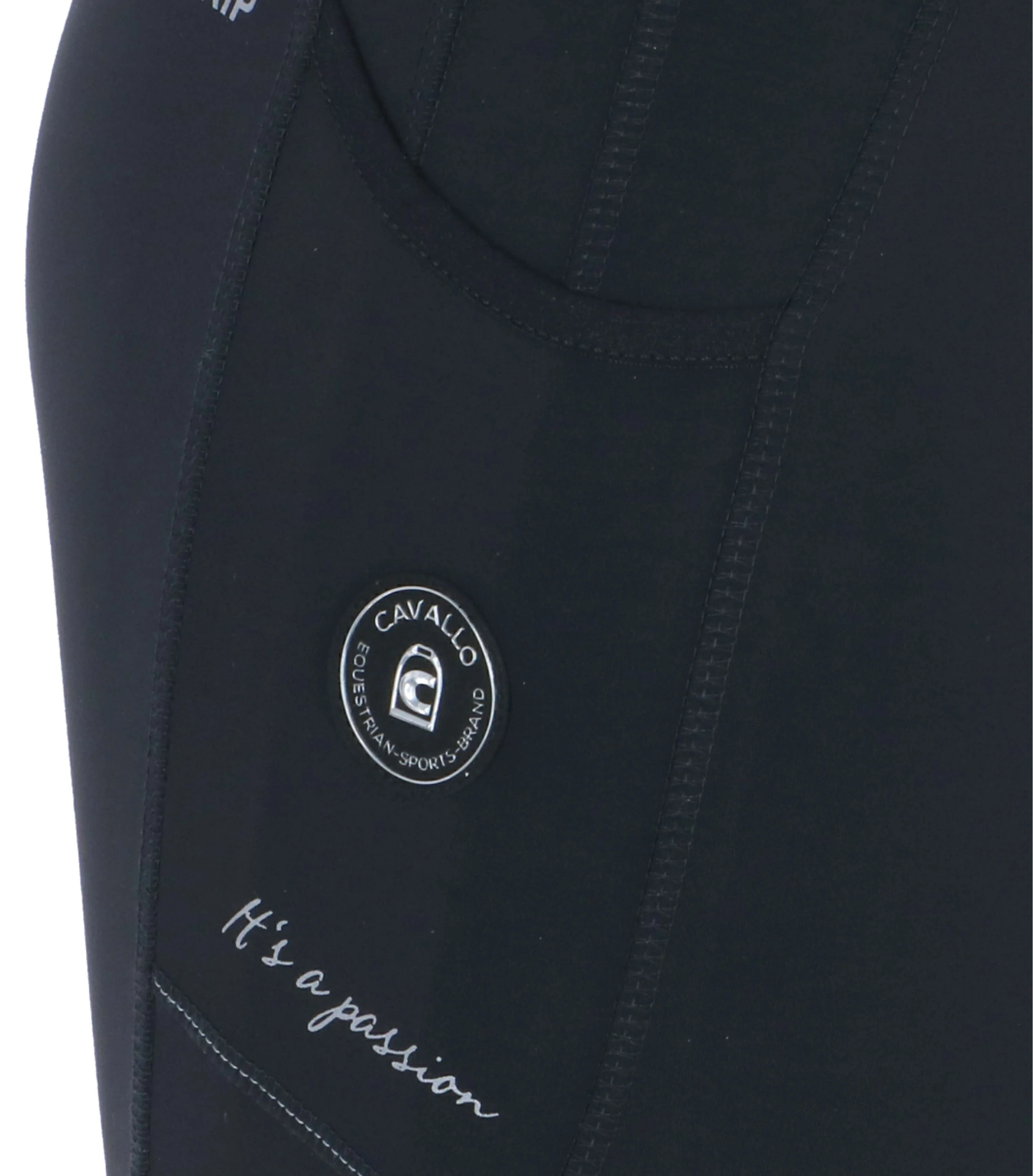 Cavallo Reitleggings CavalLin Grip RL Schwarz - Image 5