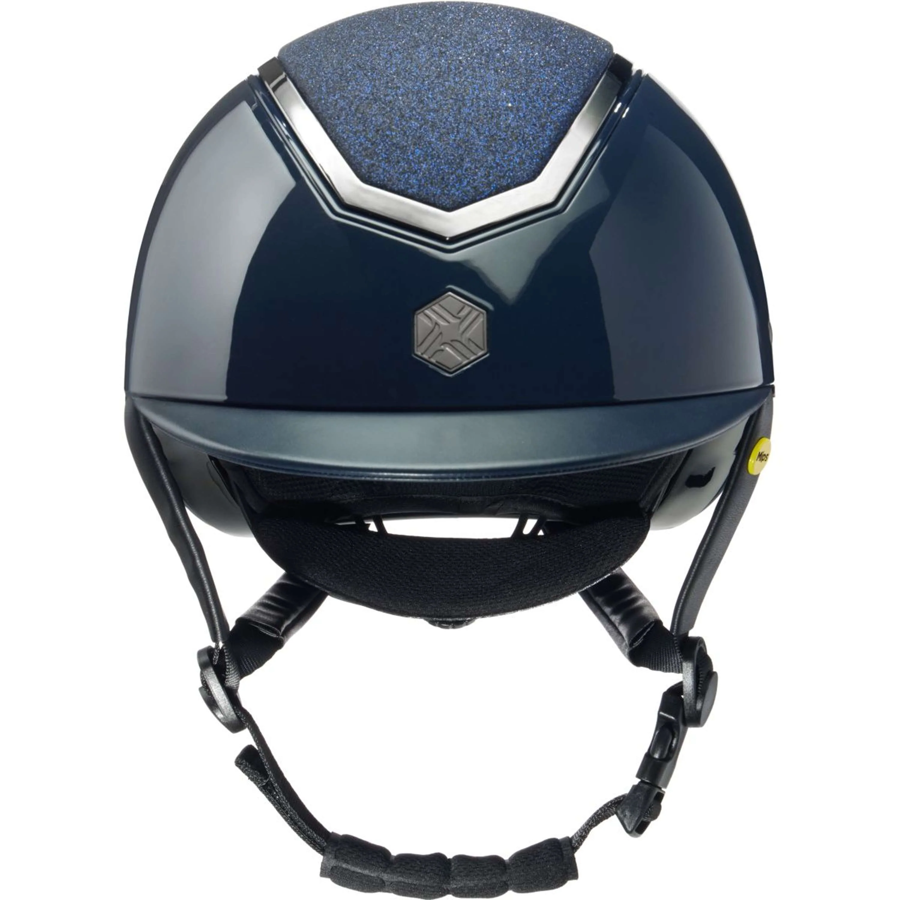 Charles Owen Reithelm Kylo Sparkly MIPS Navy Gloss/Pewter - Image 2
