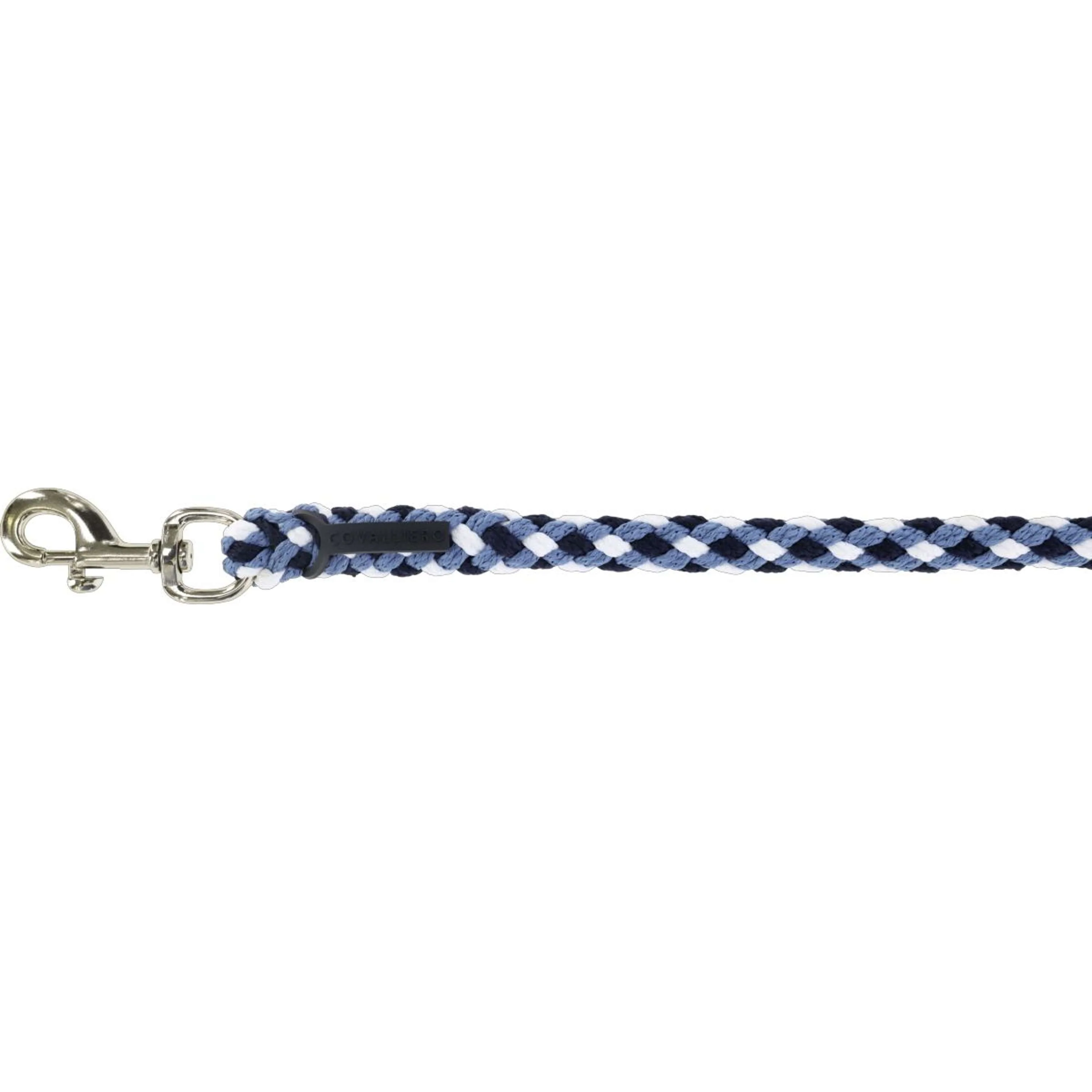 Covalliero Führstrick SS26 mit Karabinerhaken Dark Navy/Smoked Blue - Image 2
