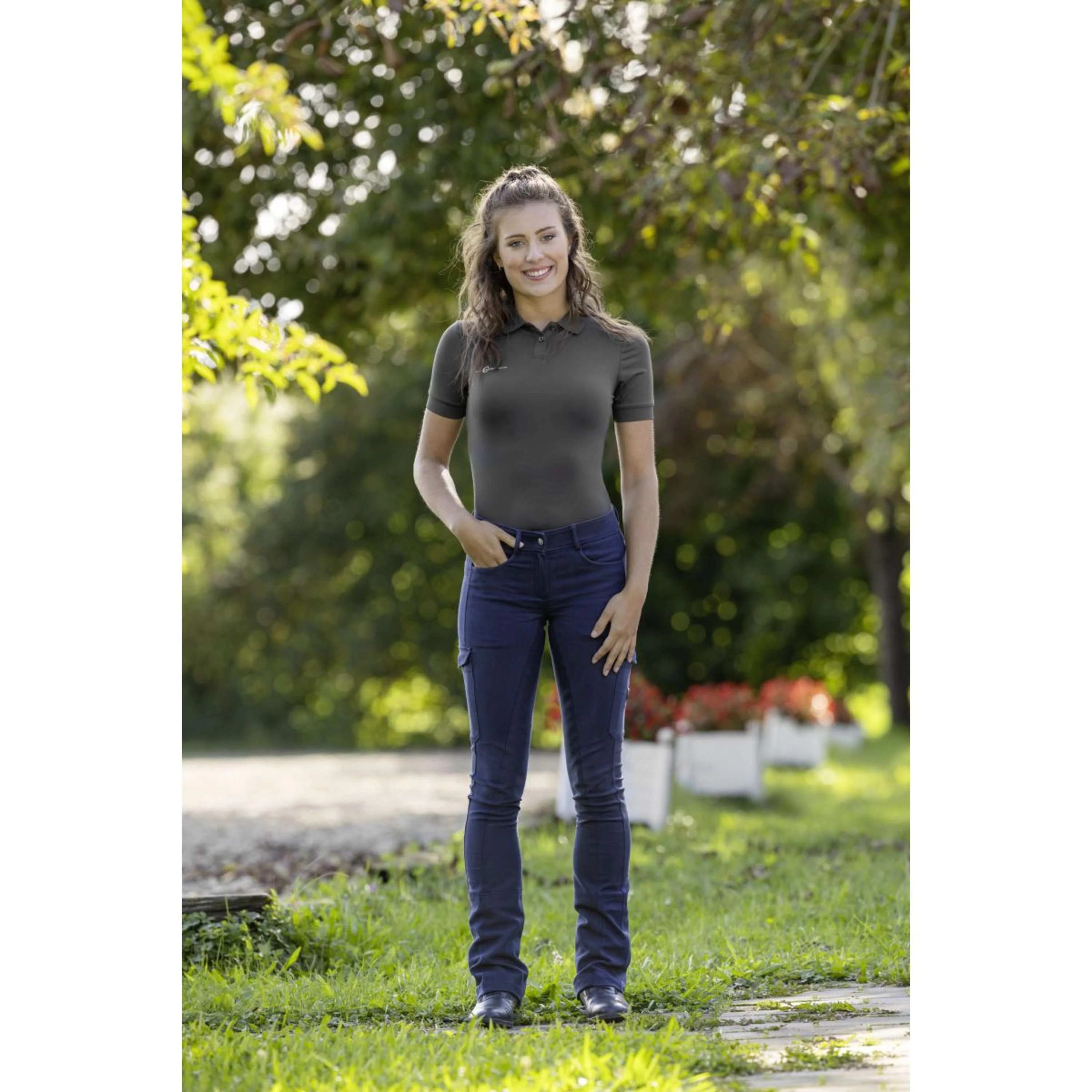 Covalliero Jodhpur Reithose BasicPlus Navy - Image 4