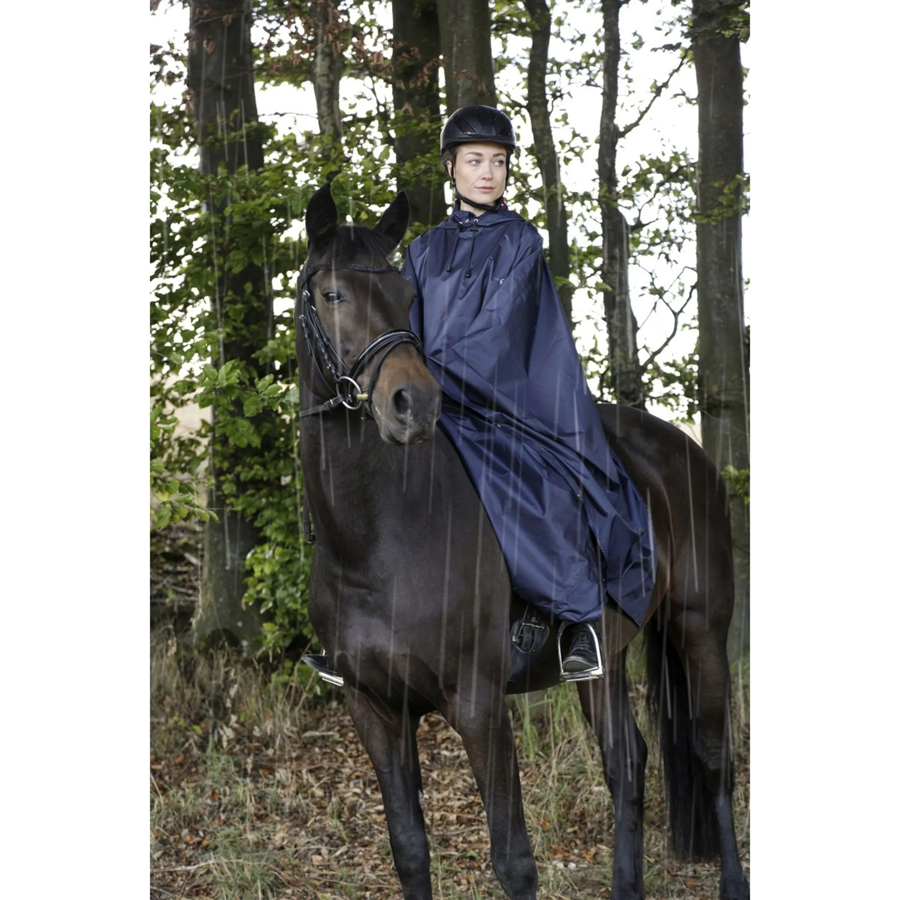 Covalliero Regenponcho Erwachsene Blau - Image 3
