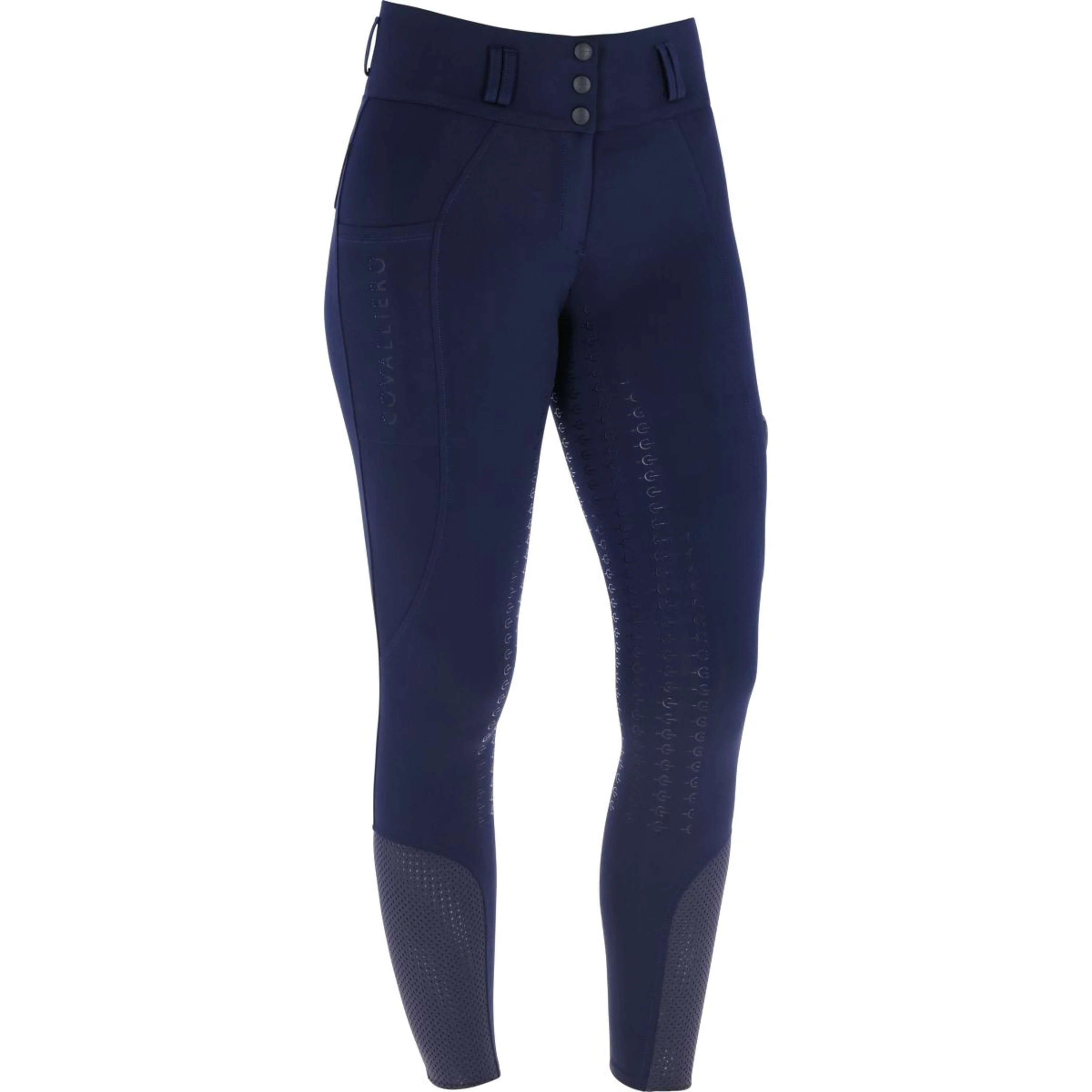 Covalliero Reithose SS26 Damen Full Grip Dunkle Navy - Image 3