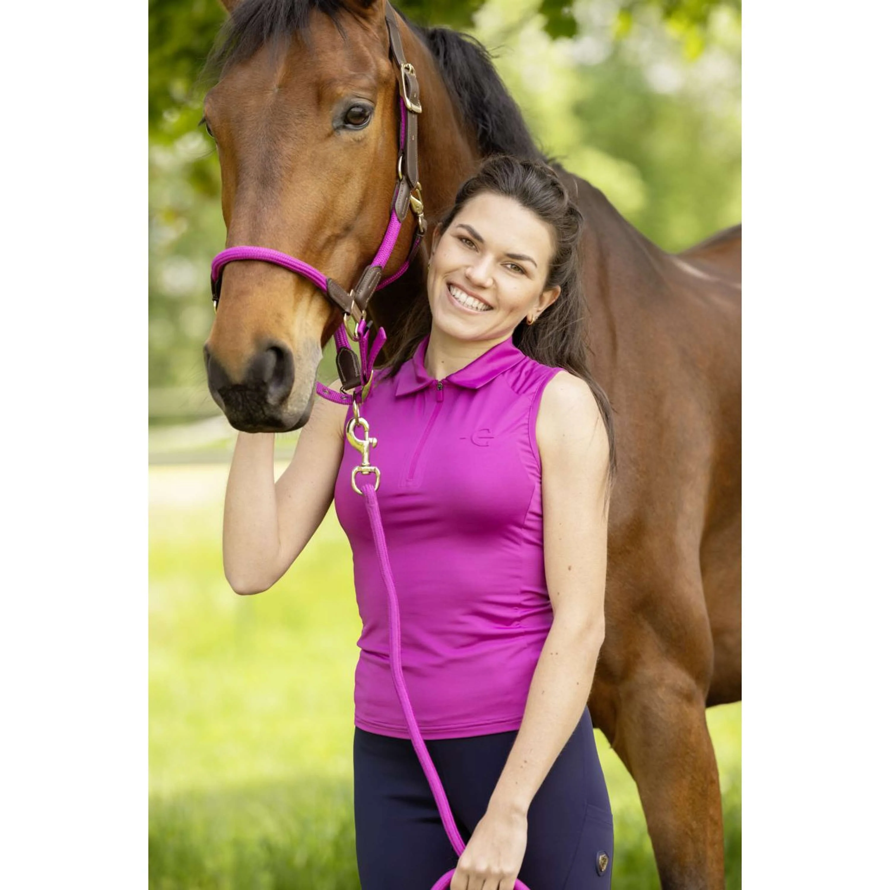 Covalliero Shirt SS26 Damen Light Berry - Image 2