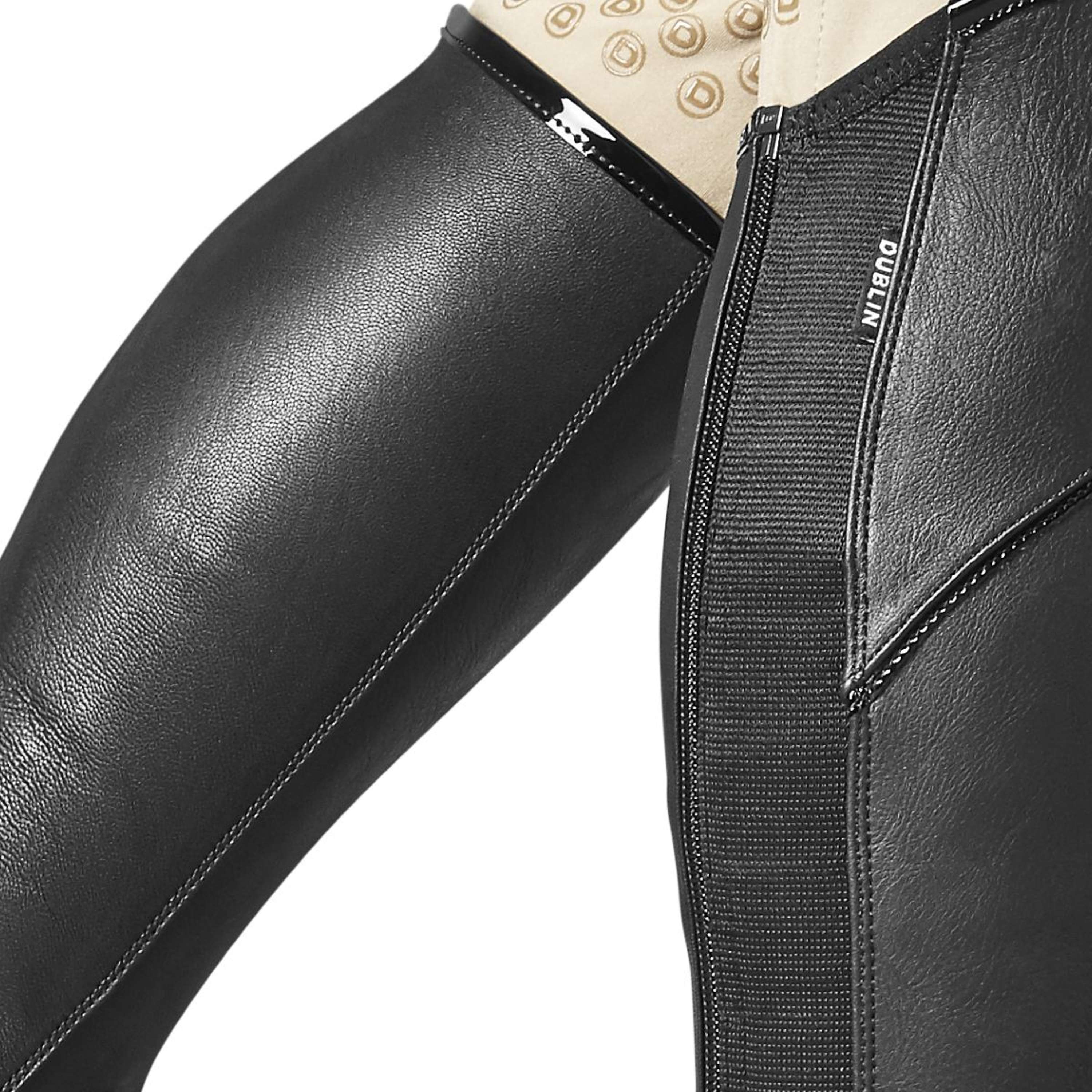 Dublin Chaps Stretch Fit Schwarz/Patent Piping - Image 2