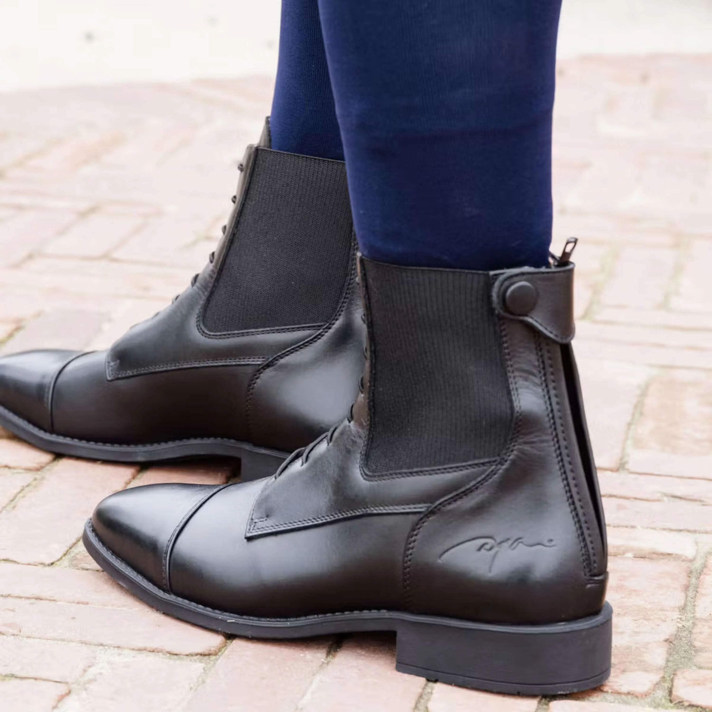 Dyon Stiefeletten Front laces Schwarz - Image 3