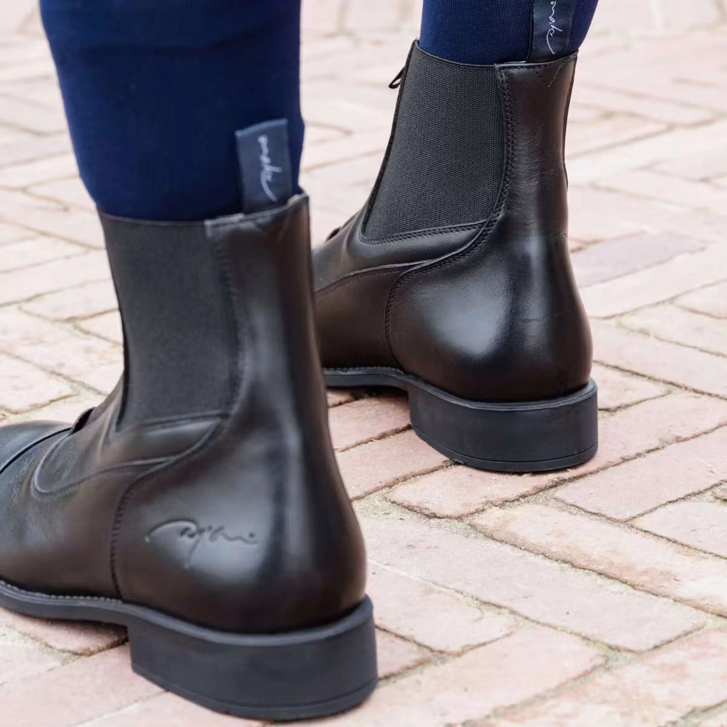 Dyon Stiefeletten Front Zipper Schwarz - Image 5