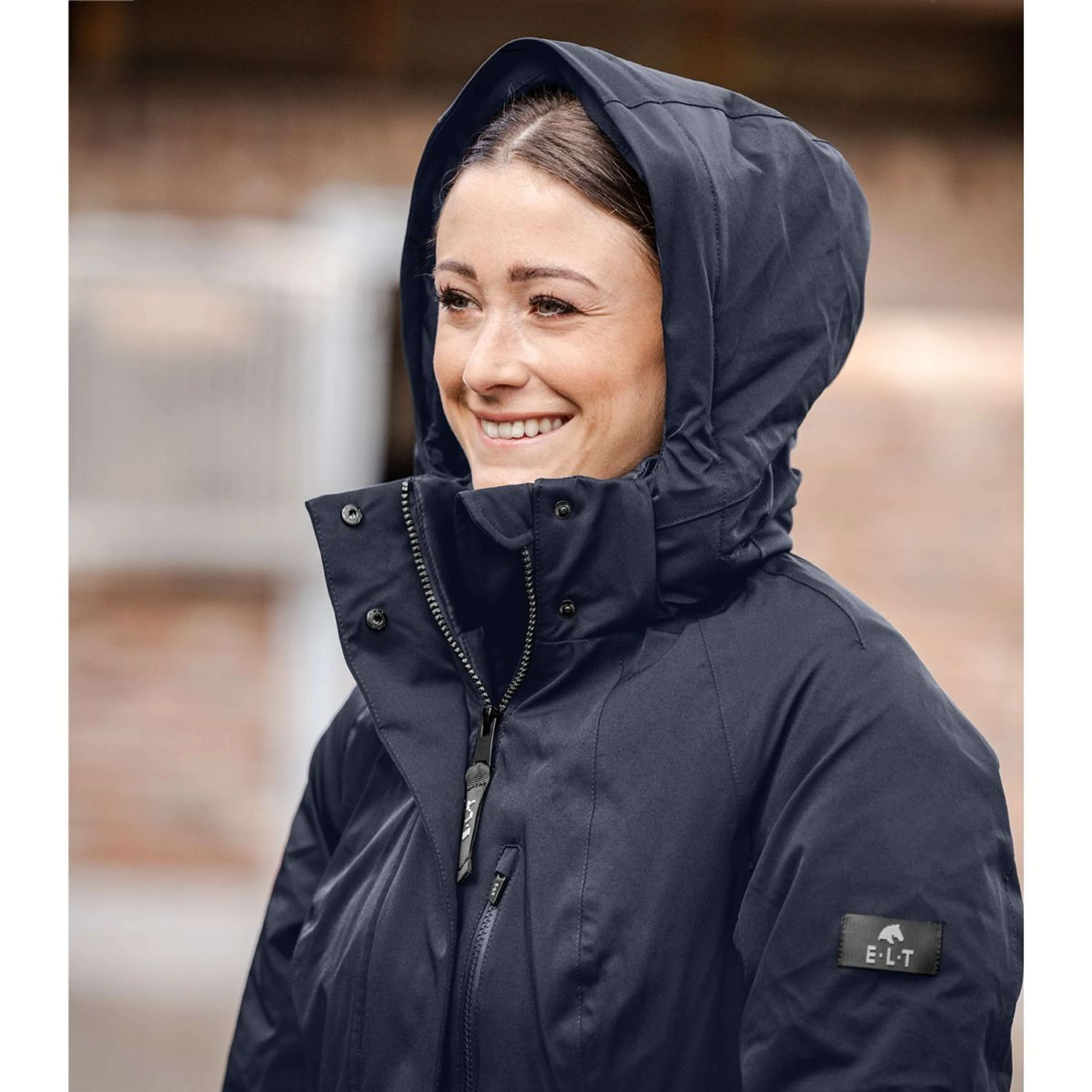 ELT Lange Jacke Opal Tiefblau - Image 5