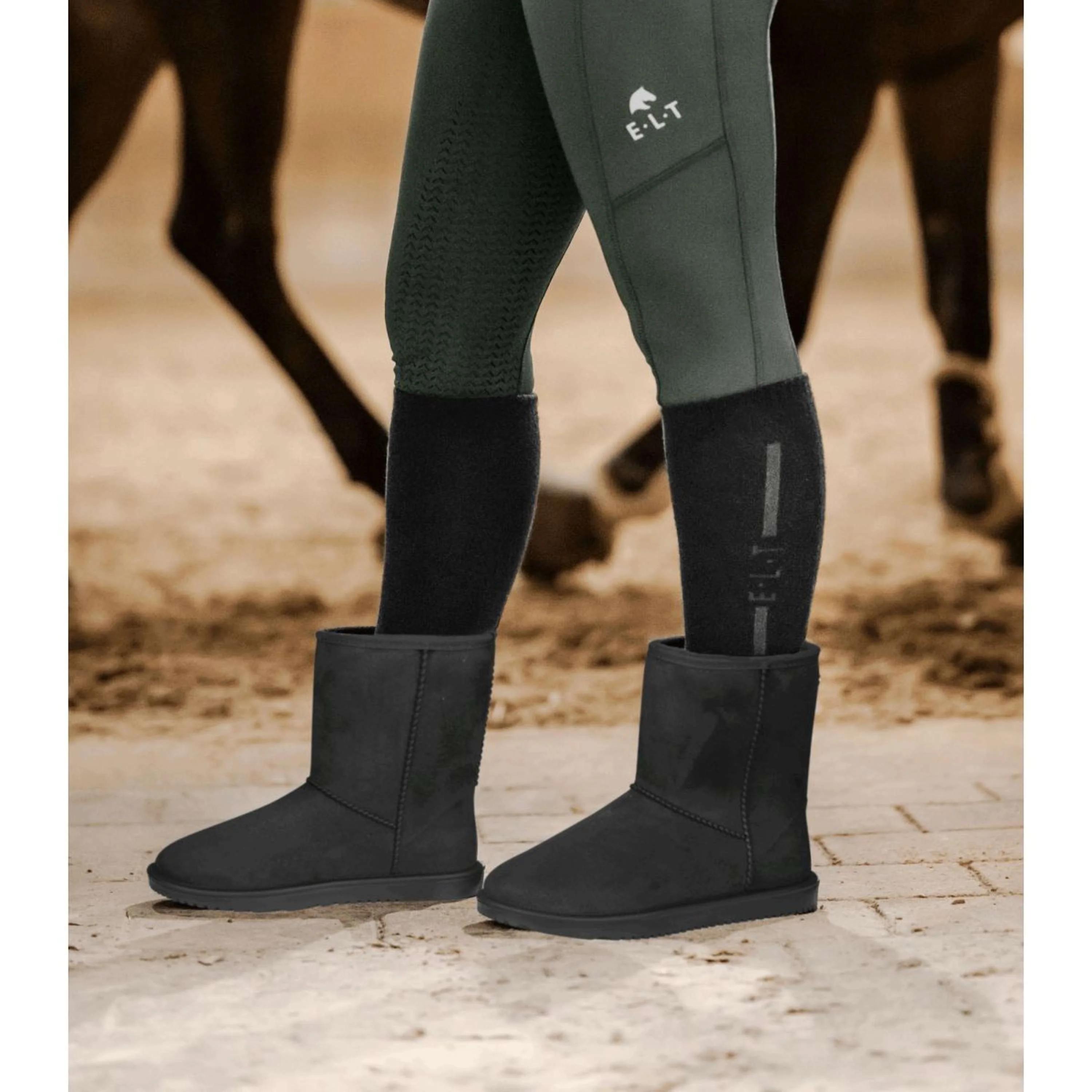 ELT Stiefel Velours Schwarz - Image 2