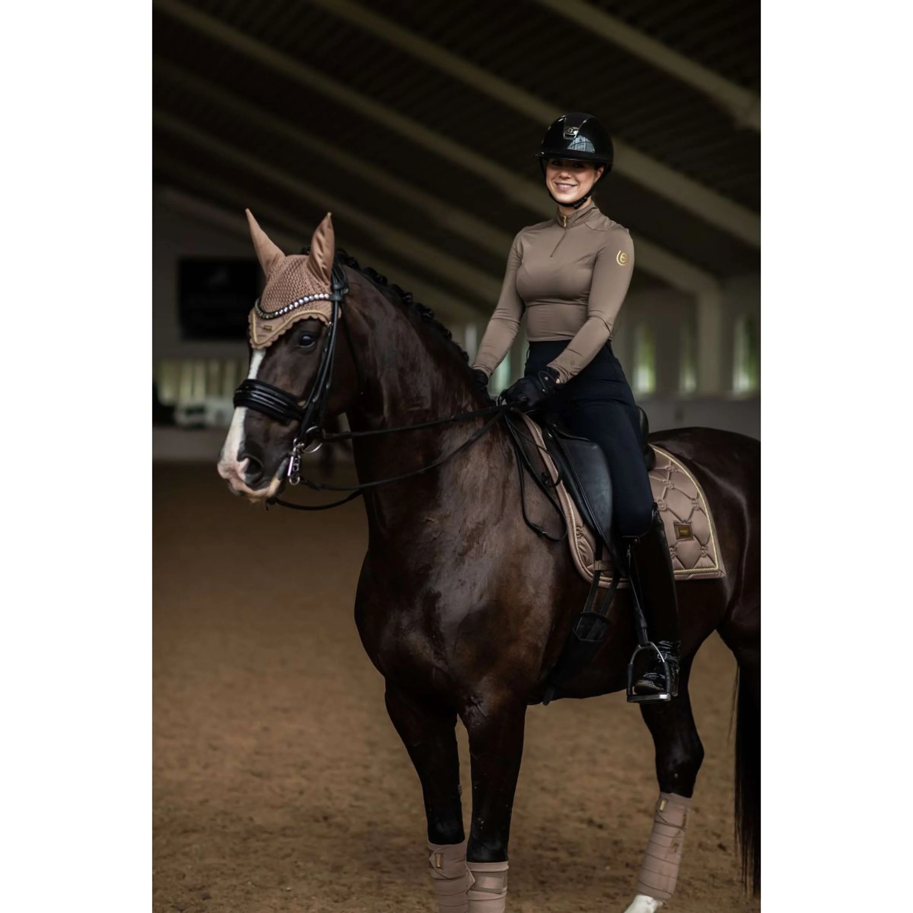 Equestrian Stockholm Fliegenhaube Champagne - Image 4