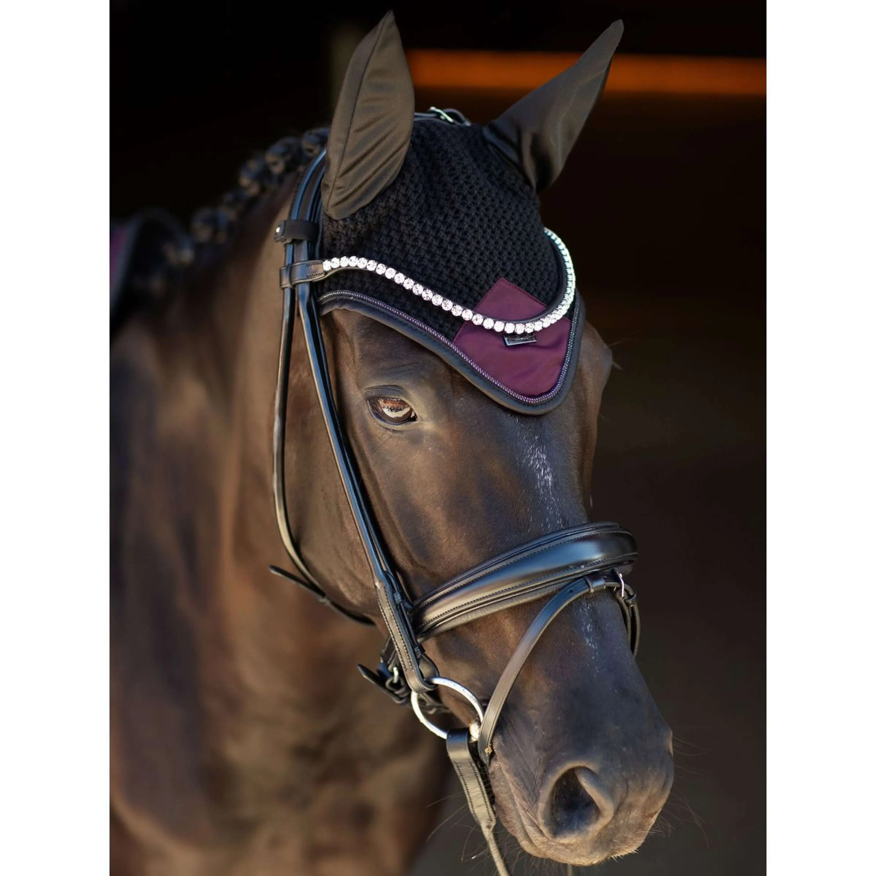 Equestrian Stockholm Fliegenhaube Modern Purple Night - Image 3
