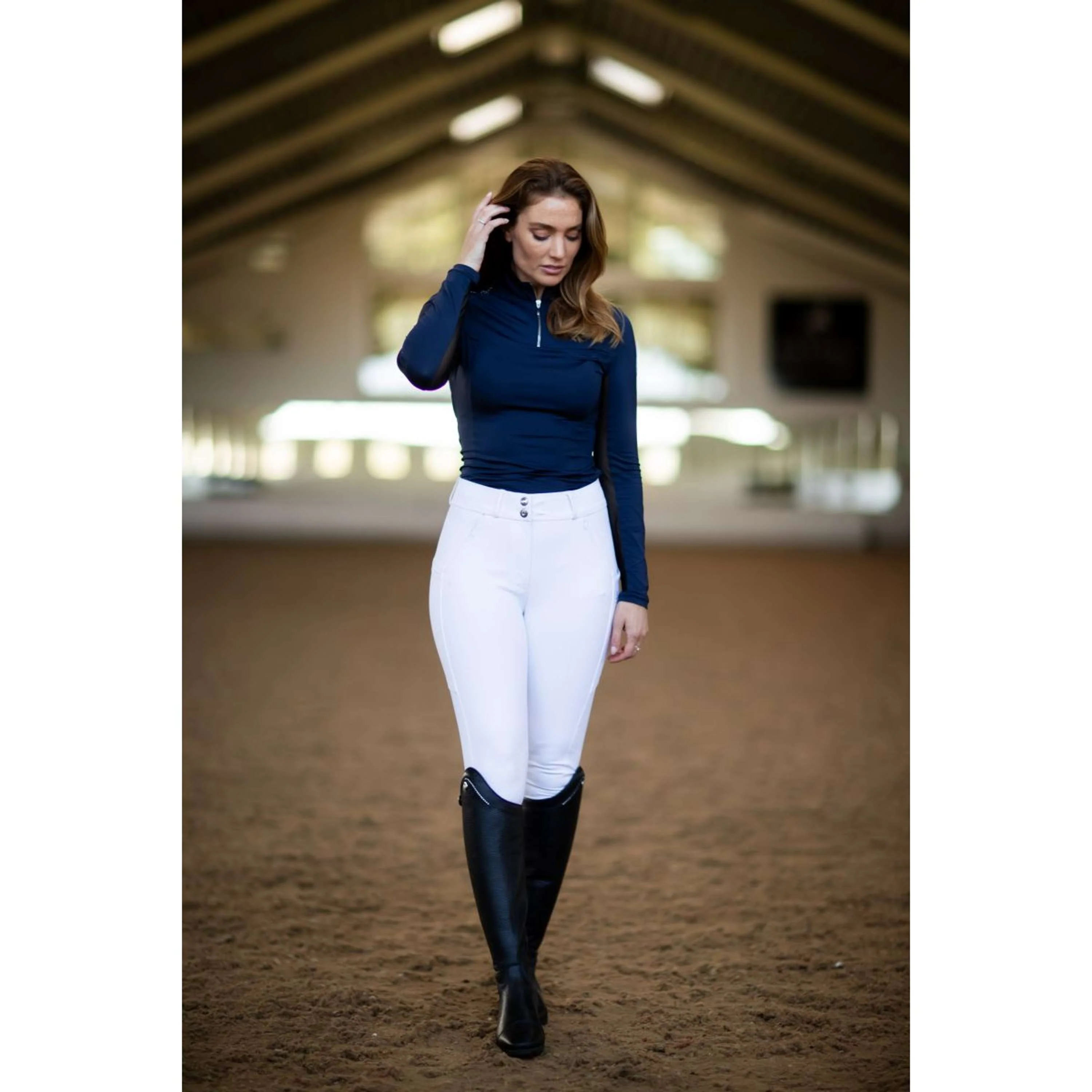 Equestrian Stockholm Reithose Elite Jump Weiß - Image 5