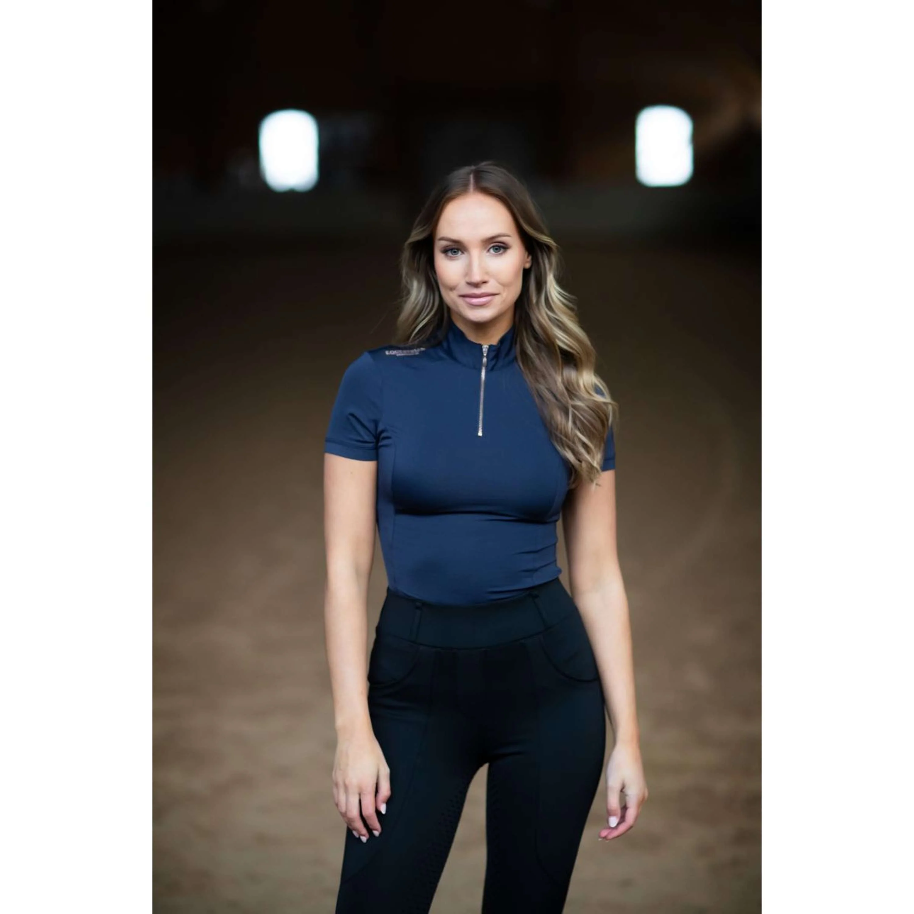Equestrian Stockholm Shirt UV Protection Midnight Blue - Image 2