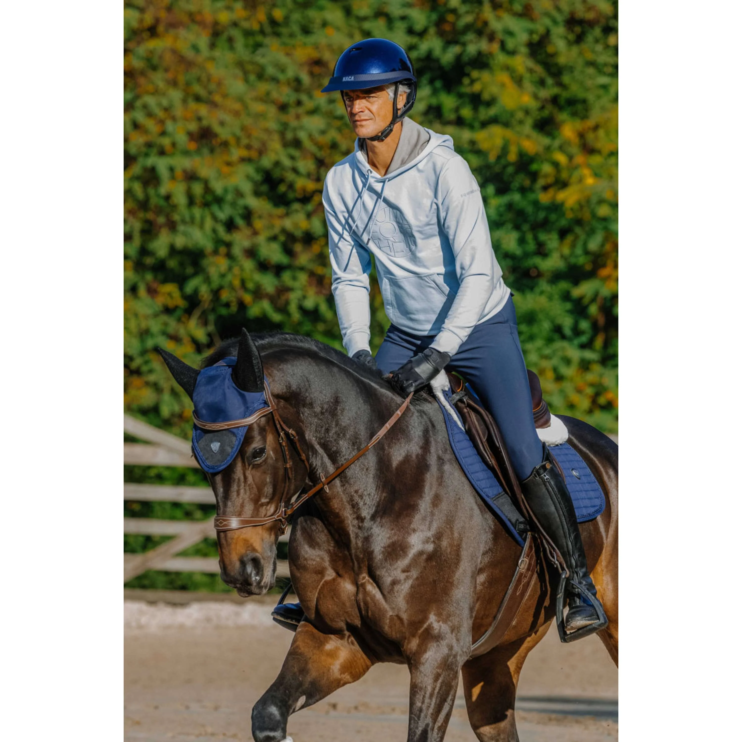 EQUITHÈME Hoodie Axel Unisex Blau/Hellblau - Image 4