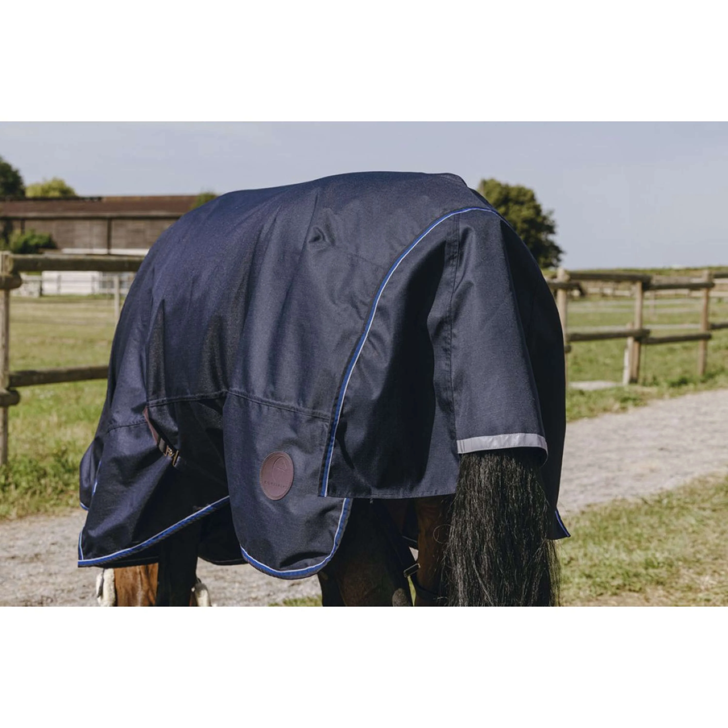 EQUITHÈME Outdoordecke Classic 1200D Combo 300g Navy - Image 3
