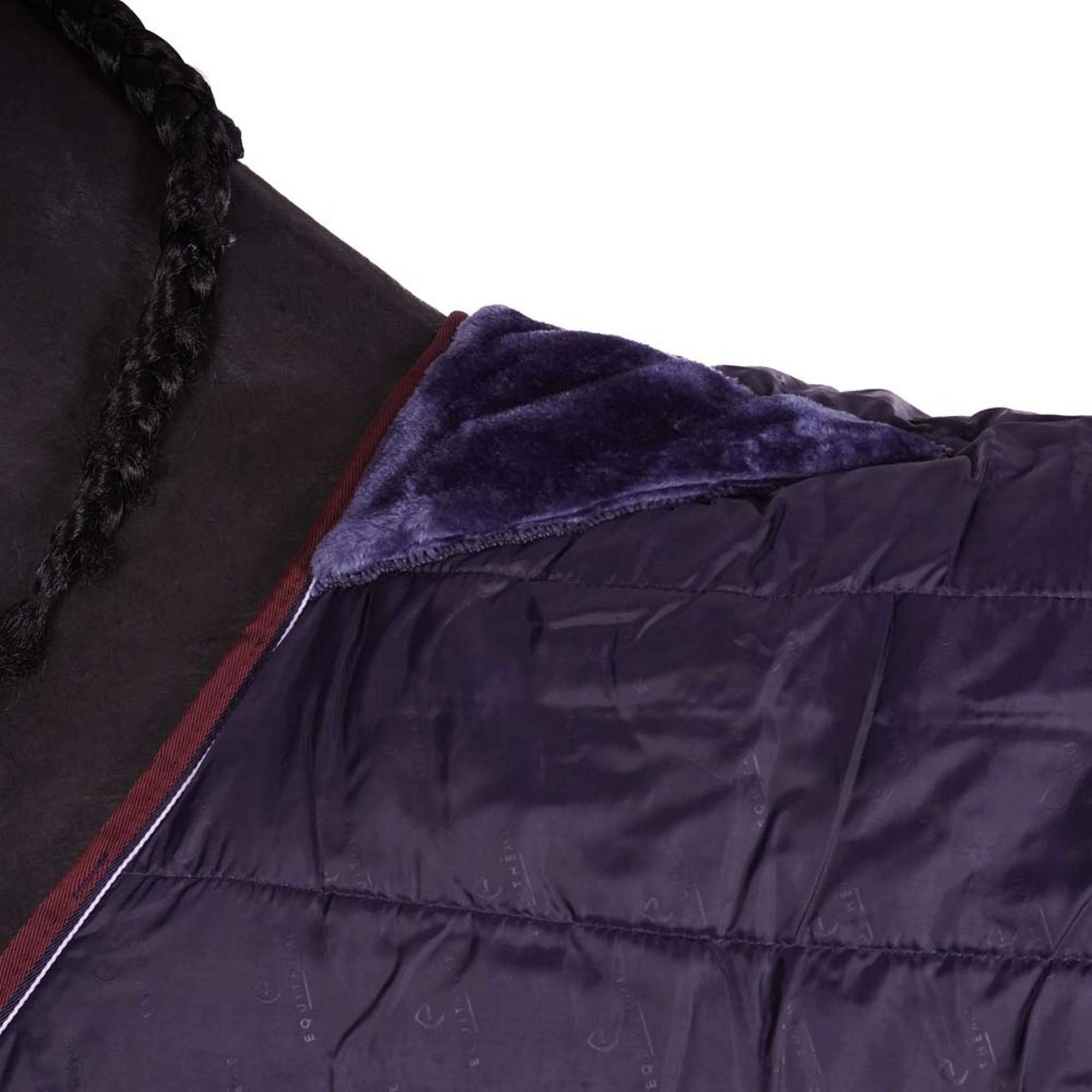 EQUITHÈME Outdoordecke Tyrex 1200D 50g Navy/Bordeaux - Image 9