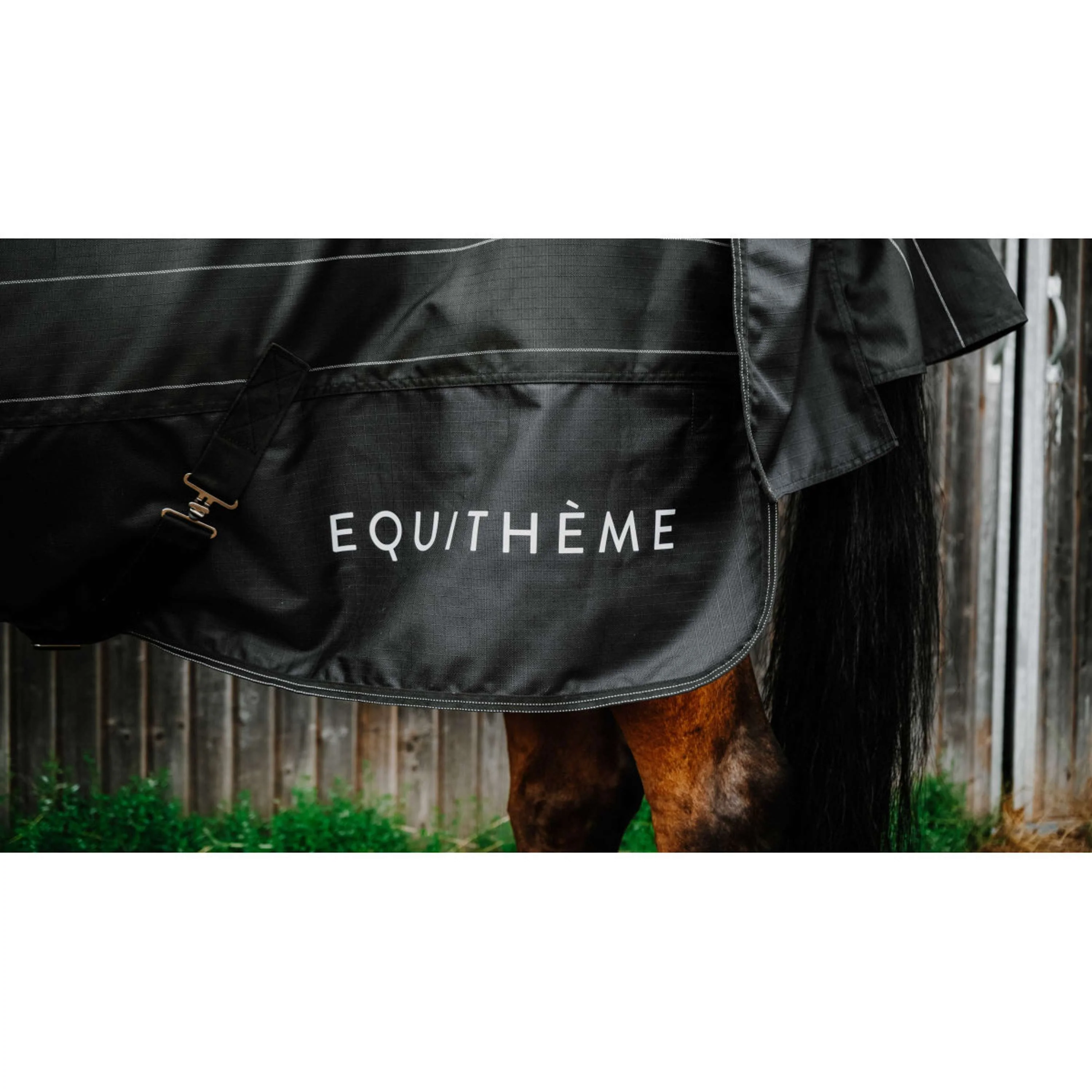 EQUITHÈME Regendecke TYREX Lumin 600D 0g Schwarz - Image 4