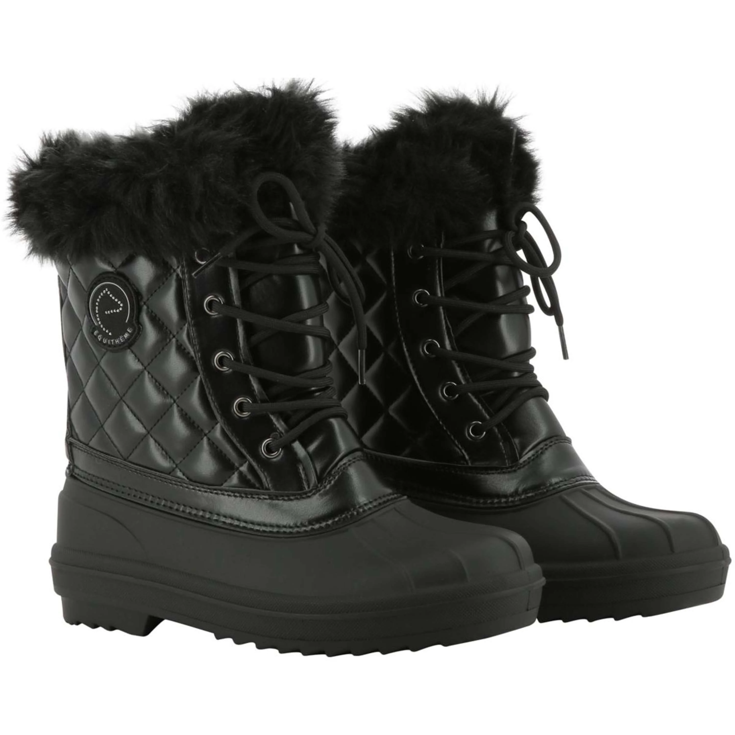 EQUITHÈME Outdoorstiefel Je T Aime Winter Schwarz - Image 4