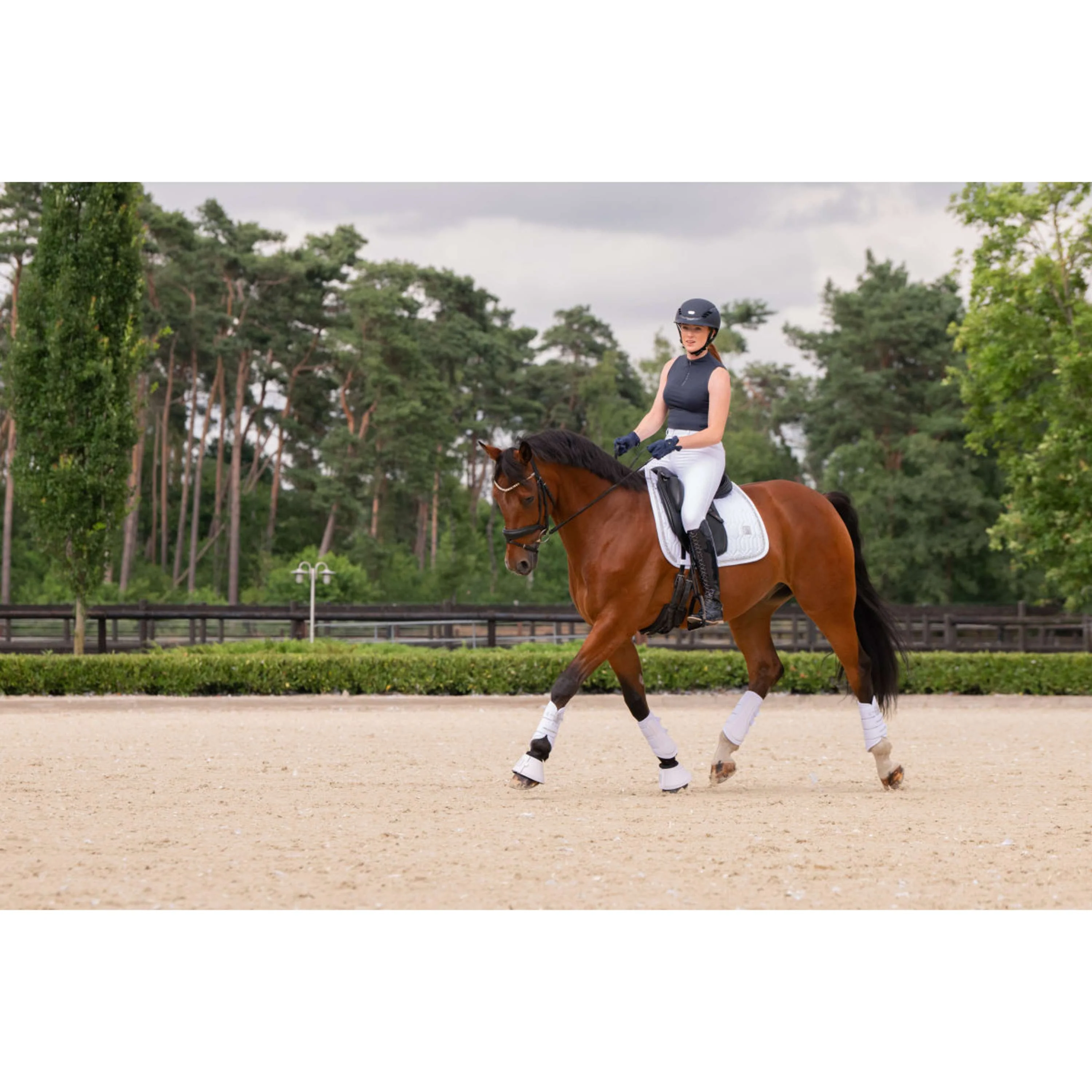 Eskadron Dressage Boots Classic Sports Softshell Jewel Weiß - Image 4
