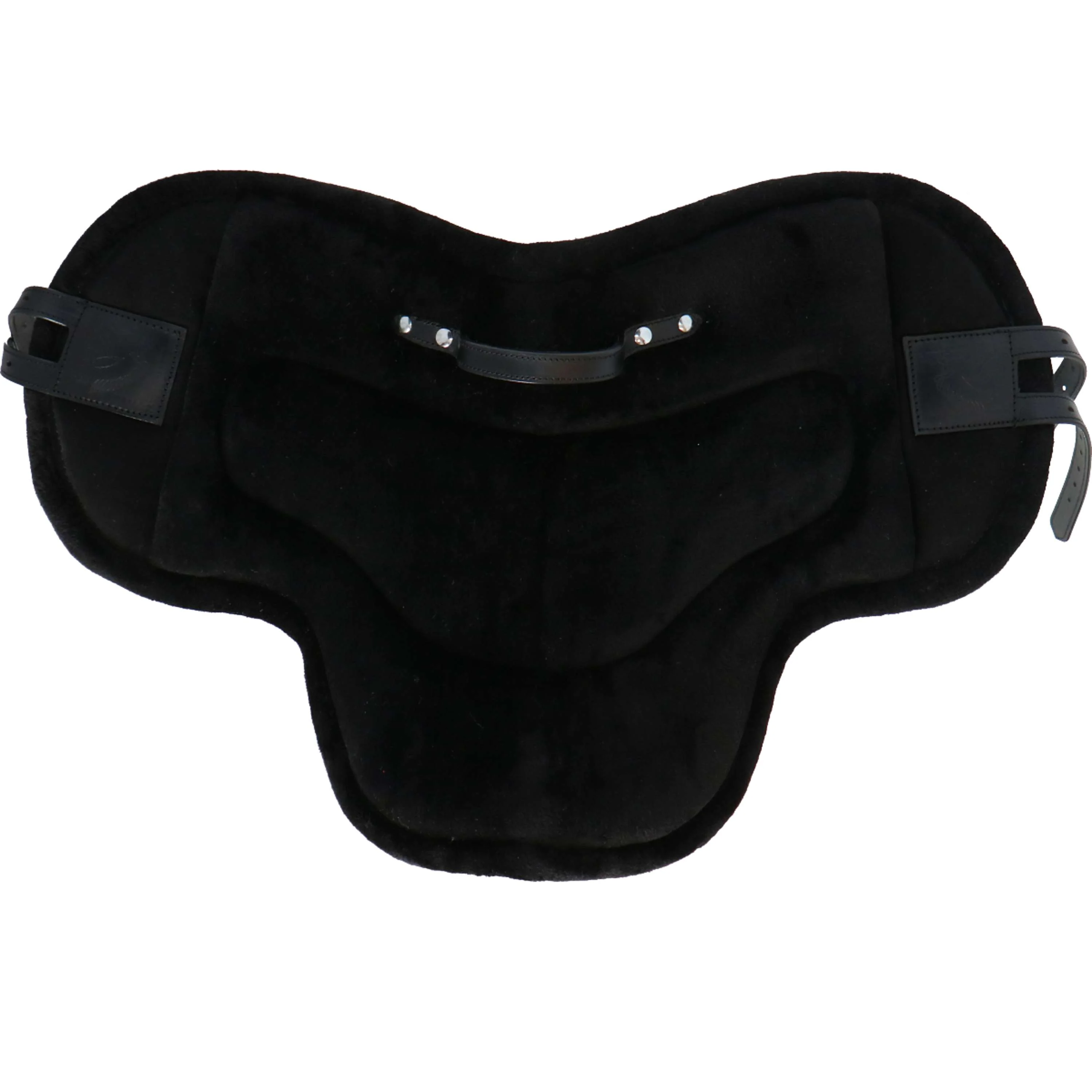 F.R.A. Reitkissen Bisco Synthetische Wolle Schwarz - Image 2