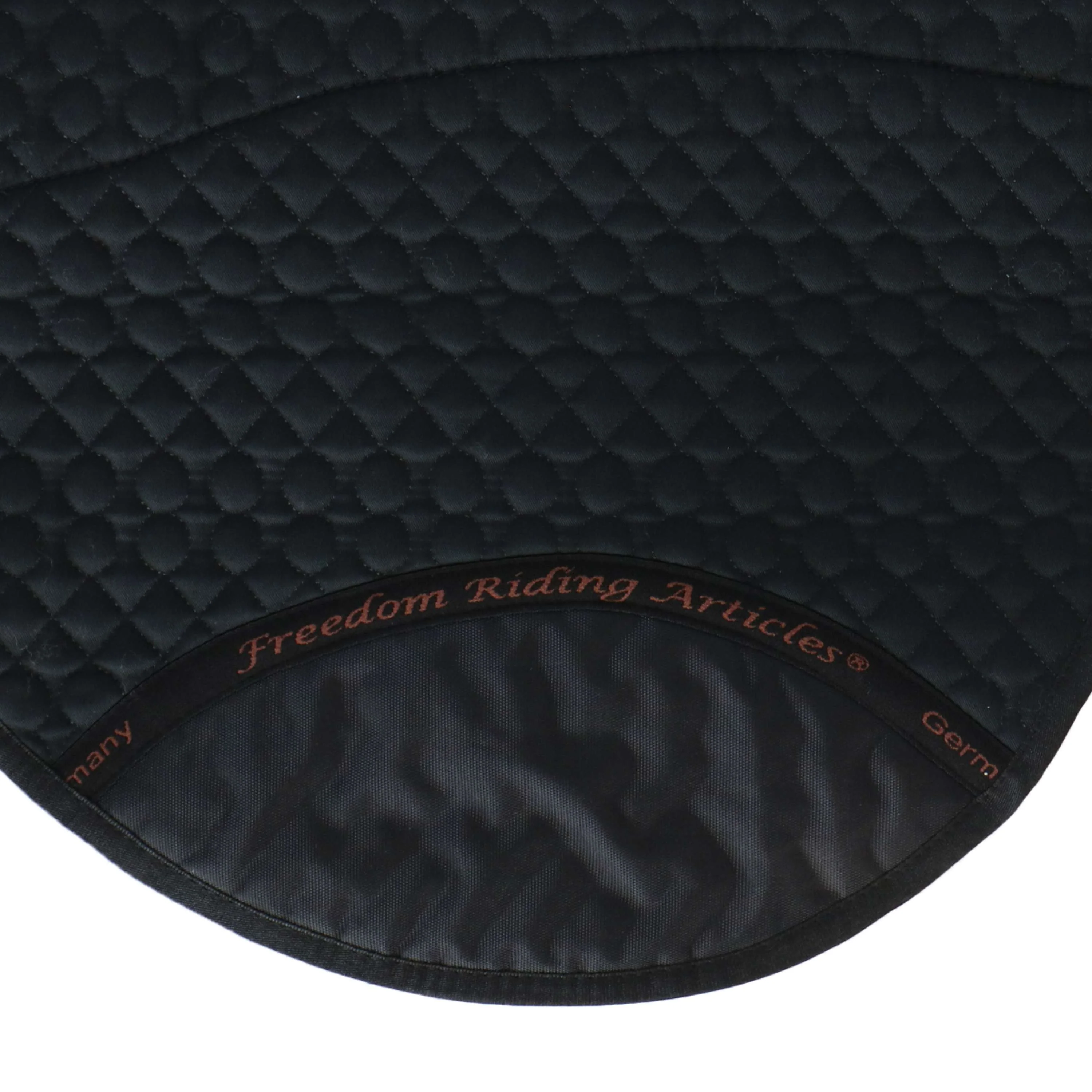 F.R.A. Satteldecke De Luxe Extra für Baumlosen Sattel Schwarz/Naturell - Image 4