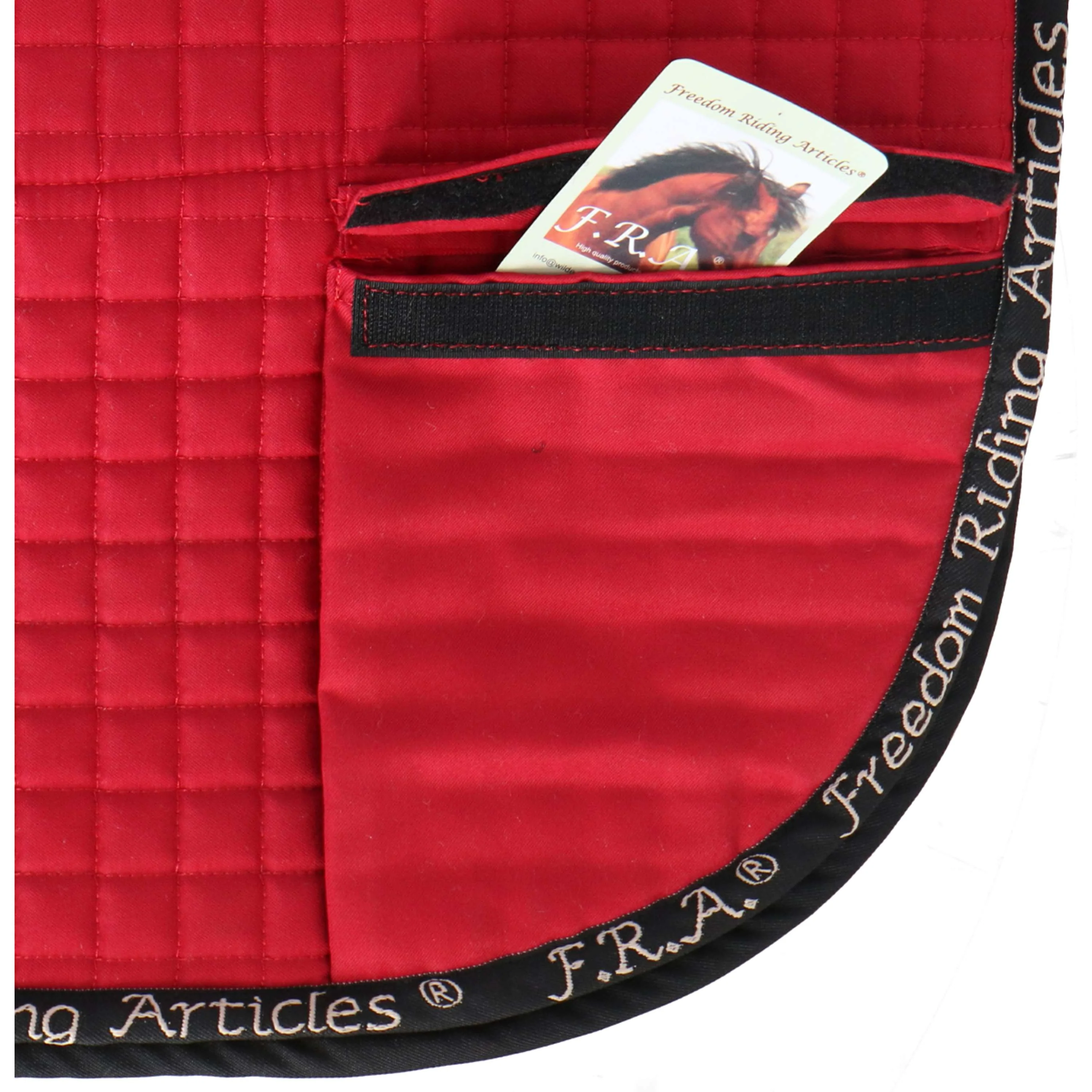 F.R.A. Schabracke Unica mit Taschen für Baumlose Satt Rot - Image 7