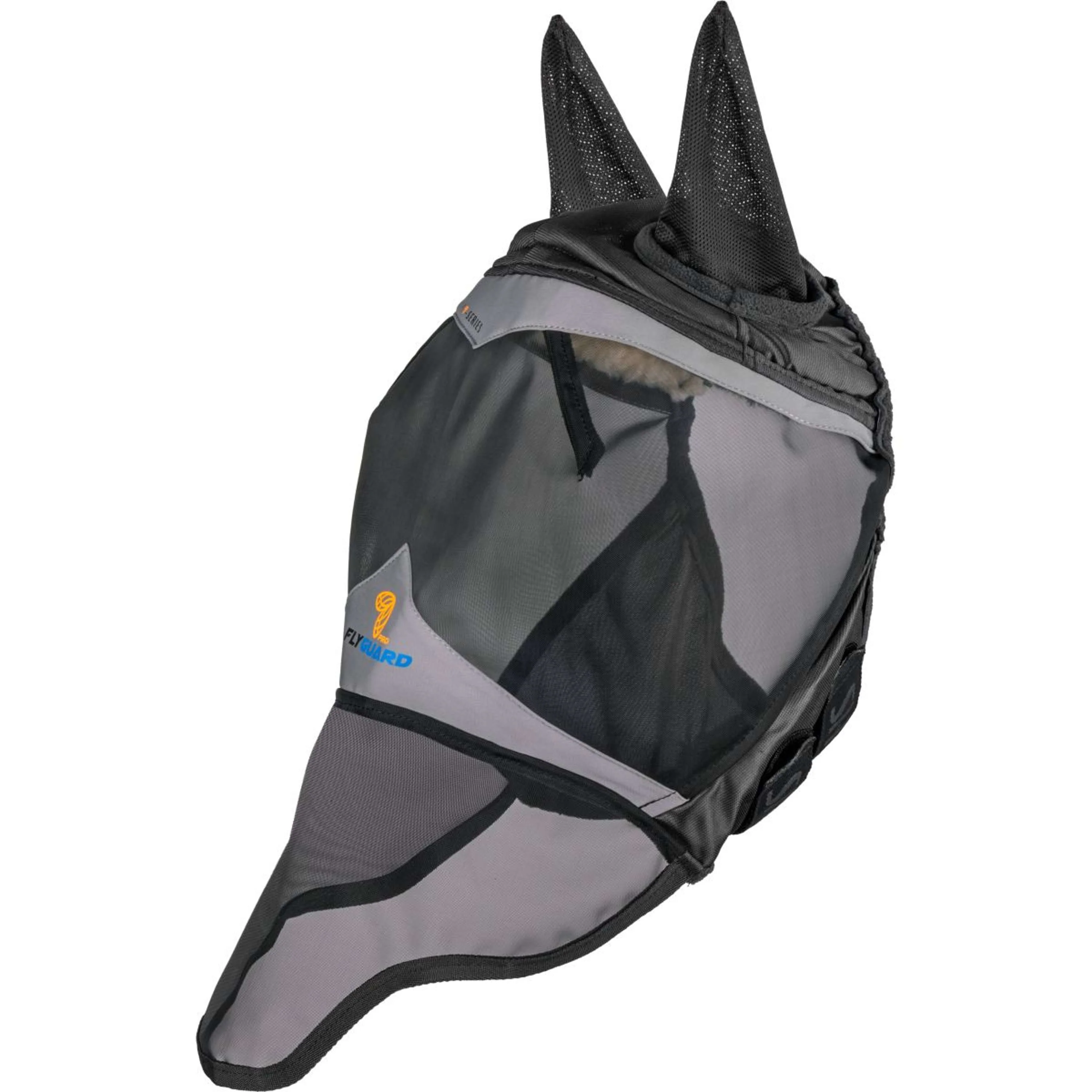 FlyGuard by Shires Fliegenmaske Pro Fine Mesh mit Ohren und Nase Jet - Image 2