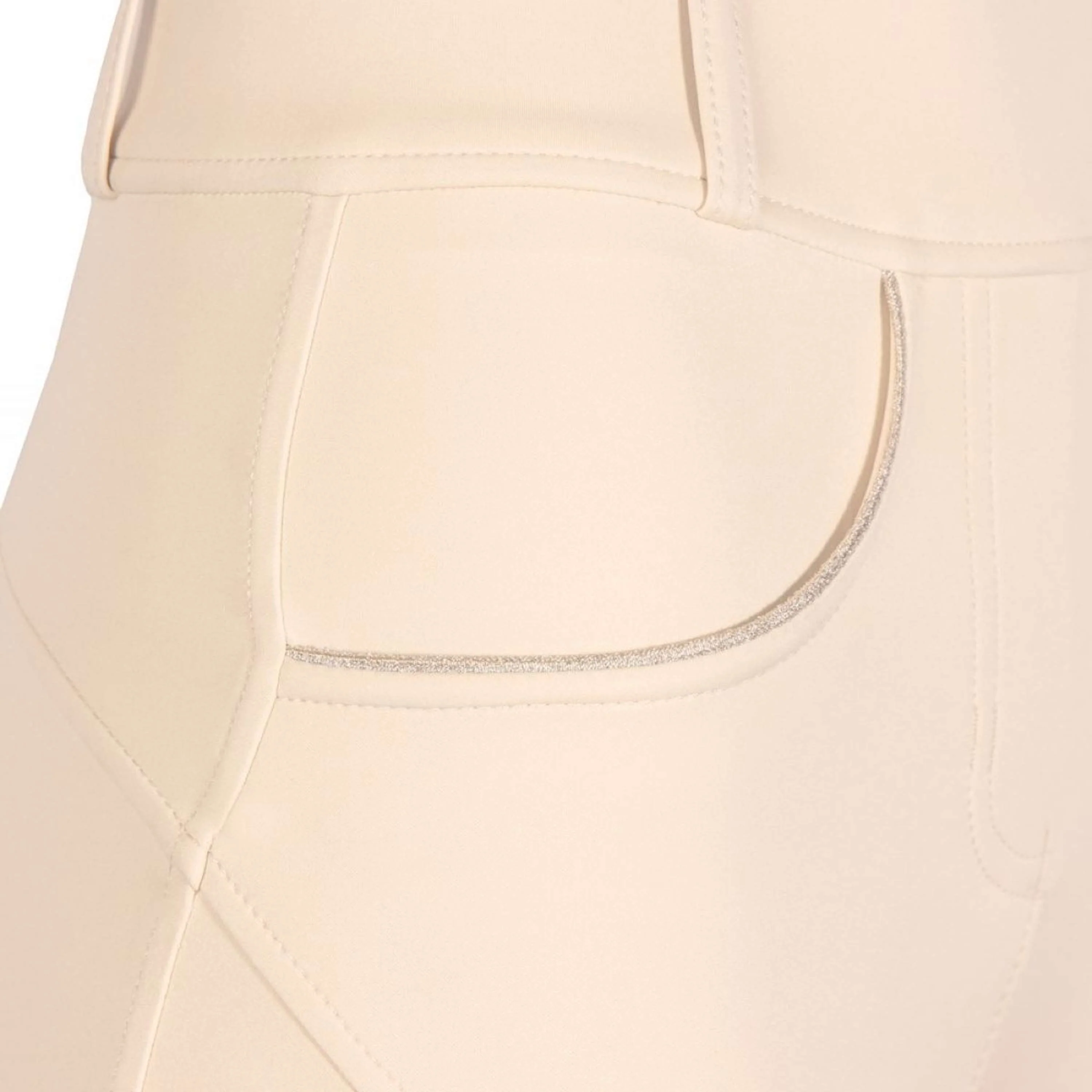 Harry's Horse Reitleggings Equitights EQS Ivory Full Grip Creme - Image 4