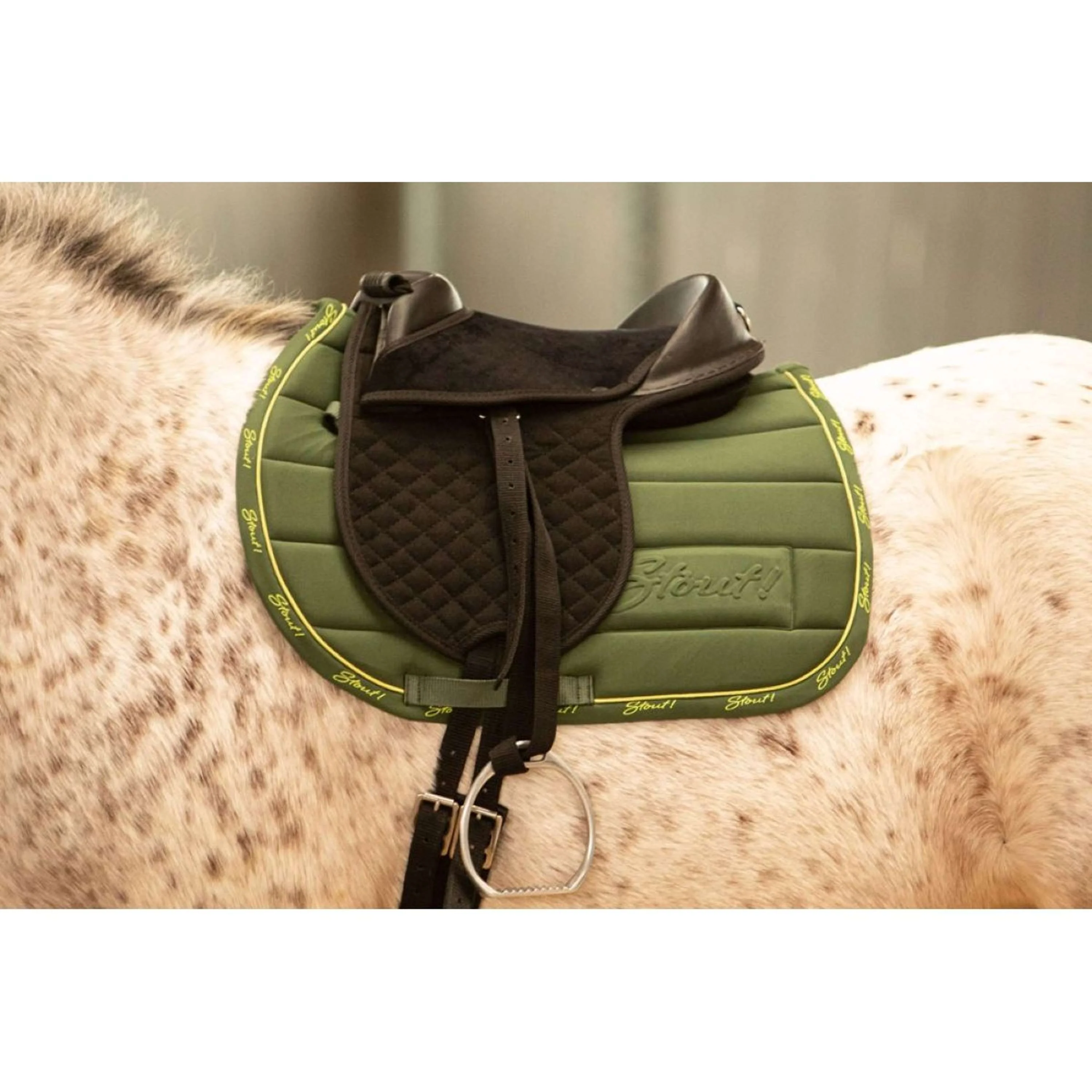 Harry's Horse Schabracke STOUT! Lime Armeegrün - Image 2