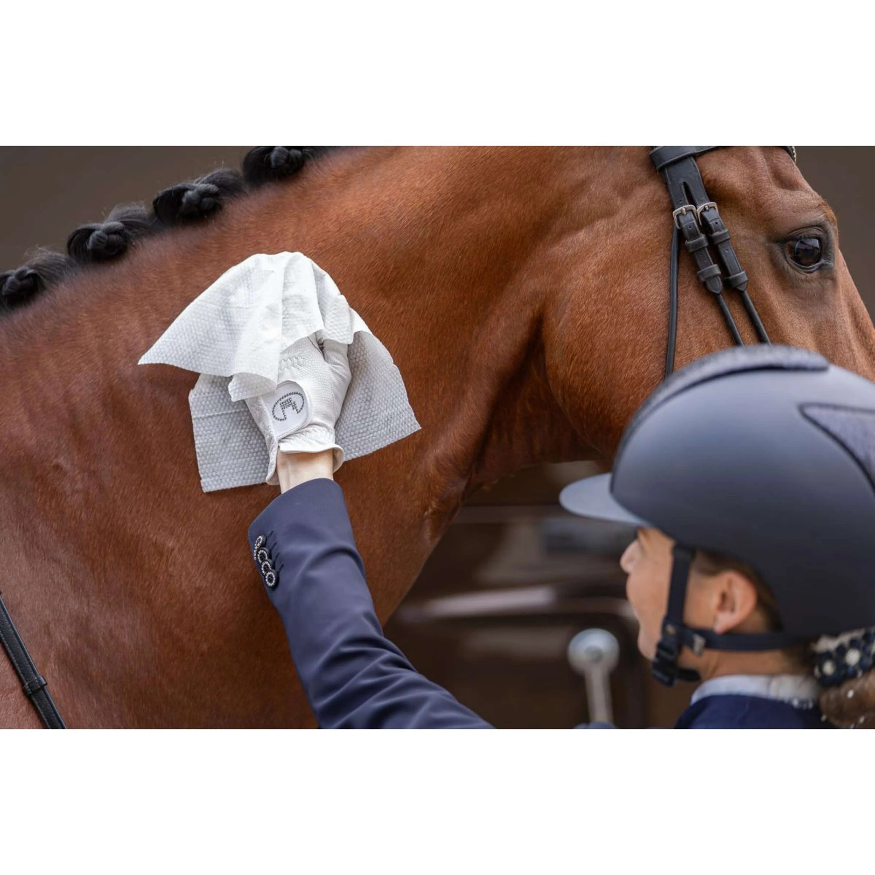 HB HorseWipes Natural Clean Weiß - Image 4