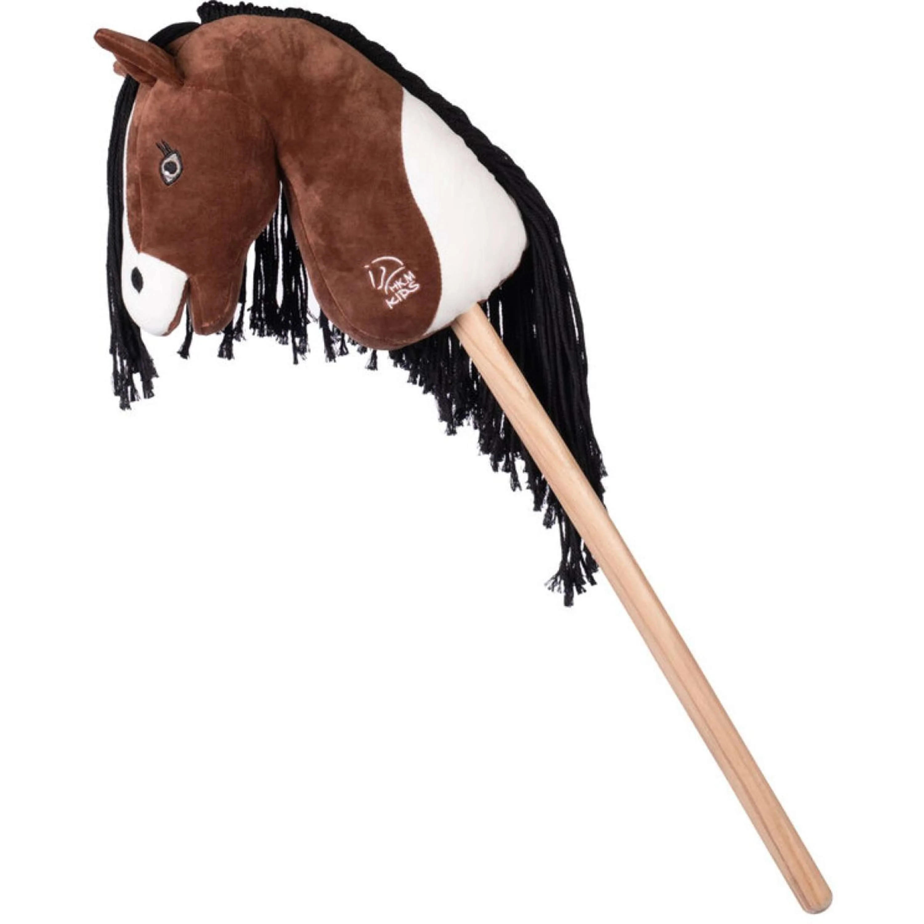 HKM Hobby Horse Professional Slim Line Weiß/Braun - Image 3