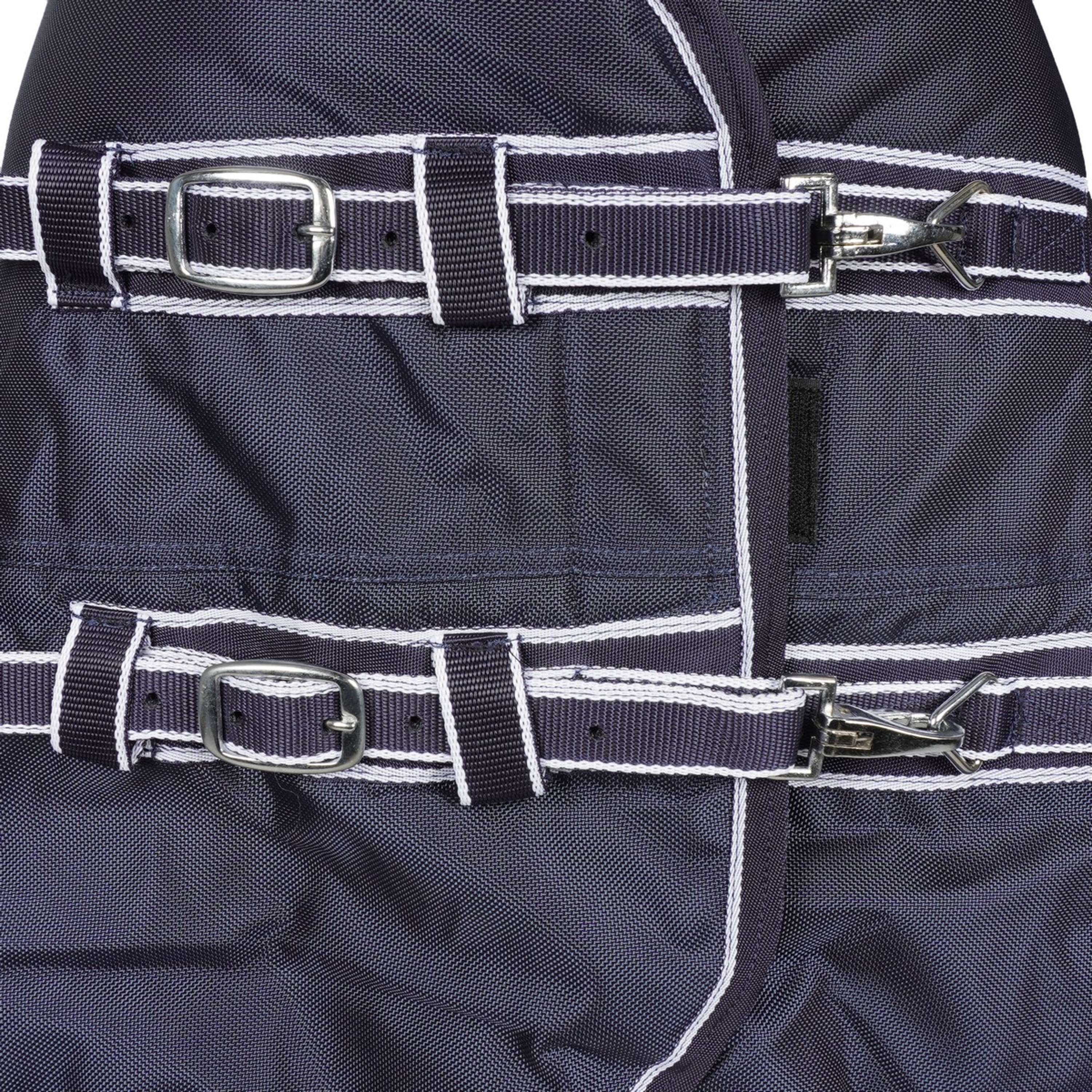 HKM Outdoordecke Premium 1680D 300g Nylon Fütterung Dunkelblau - Image 2