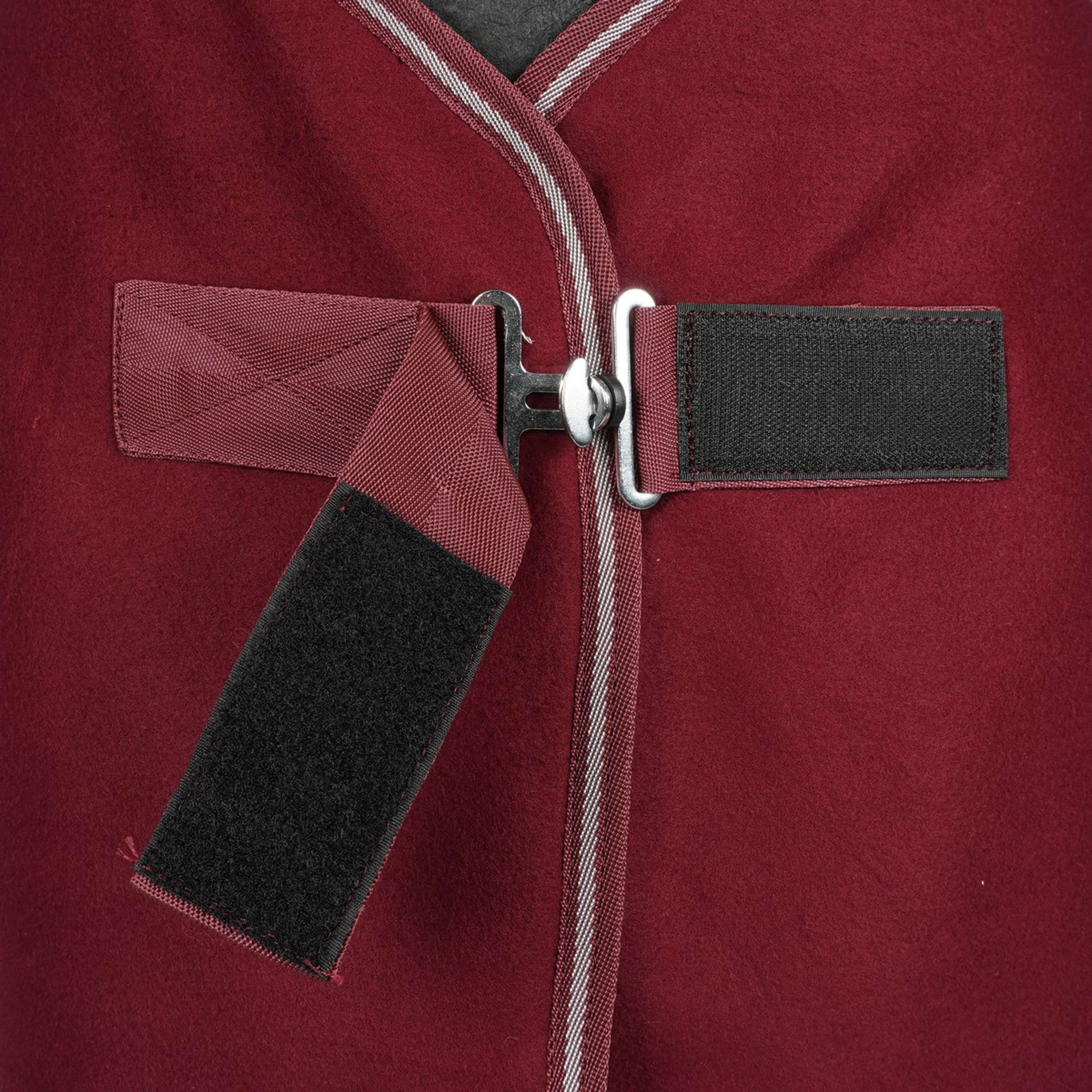 HORKA Abschwitzdecke Economy Fleece Bordeaux - Image 3